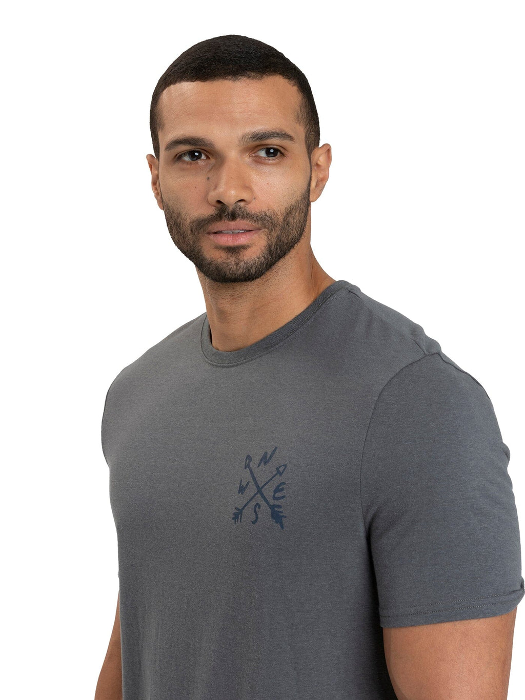 Triblend Graphic Tee with Hand Drawn Art - Soft Everyday Fit