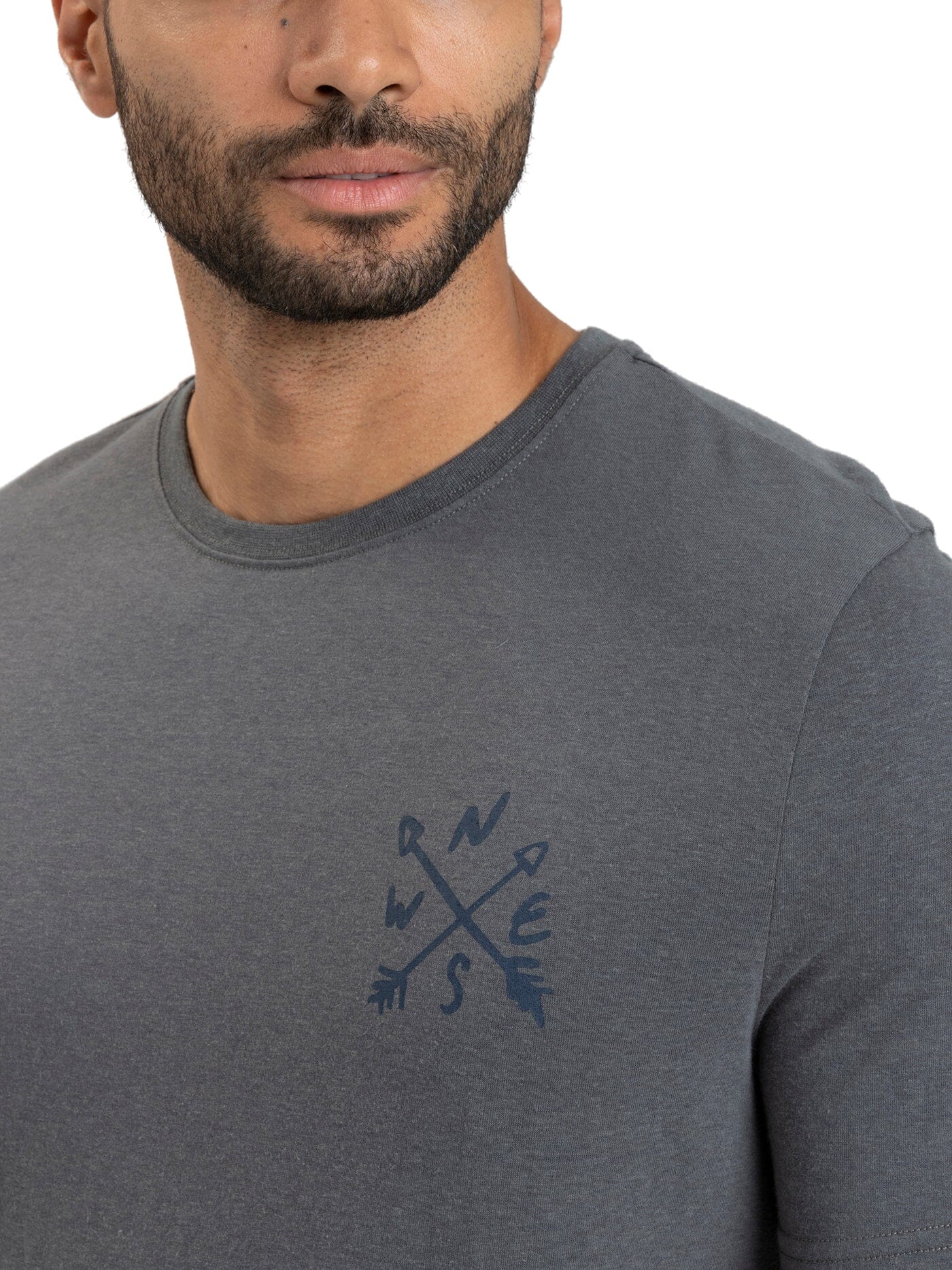 Triblend Graphic Tee with Hand Drawn Art - Soft Everyday Fit