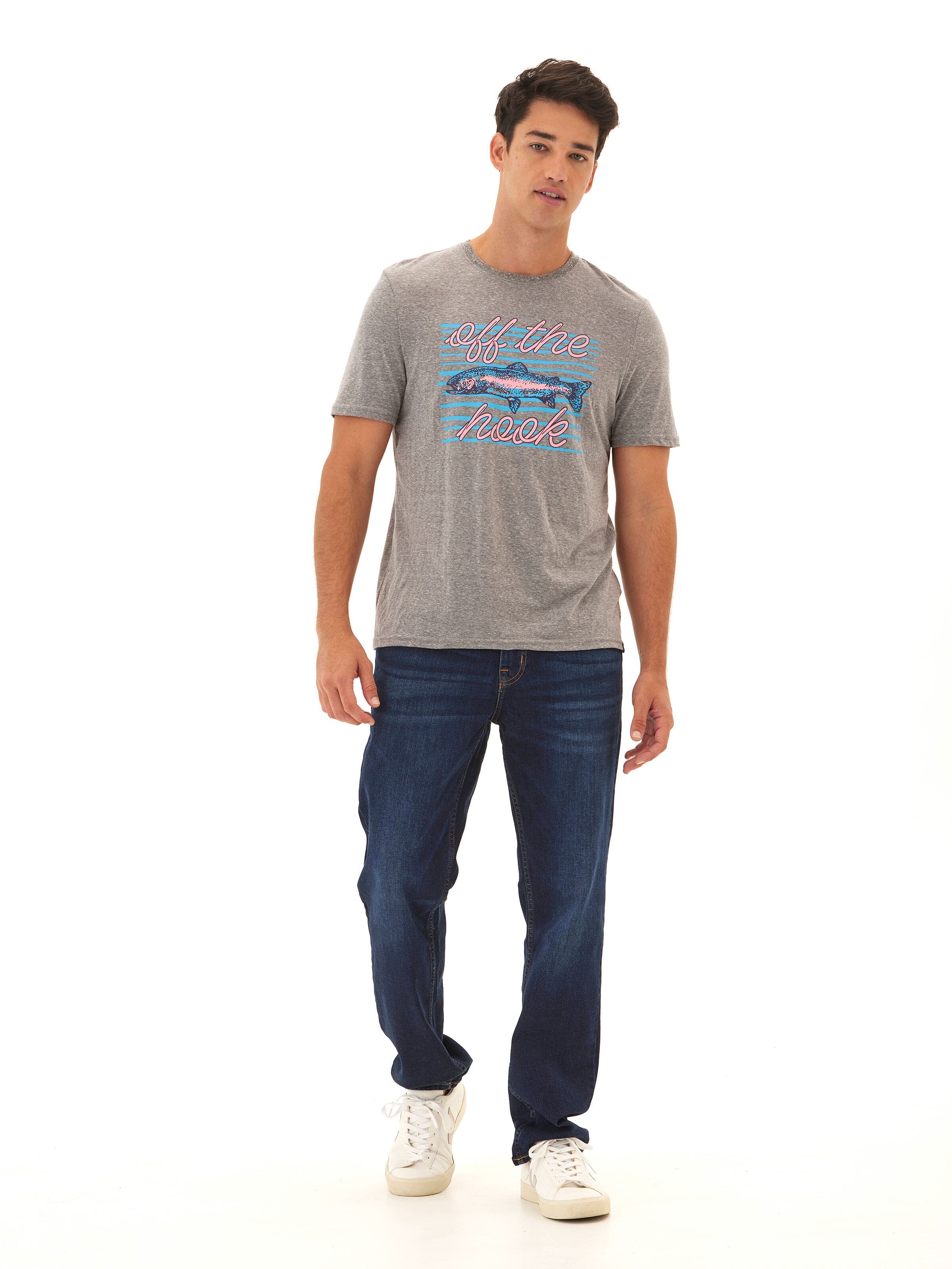 Off The Hook Men’s Triblend Graphic Tee
