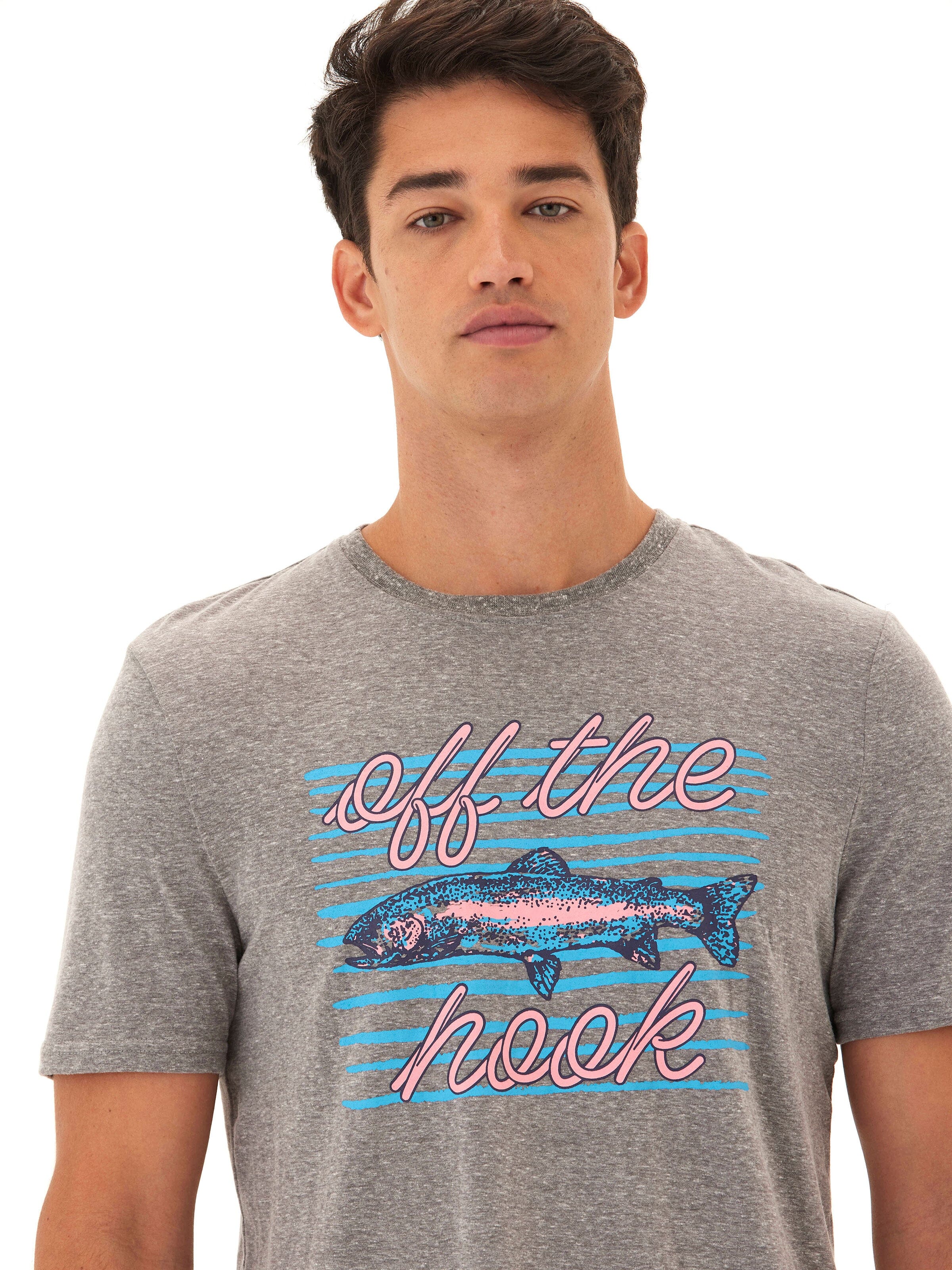Off The Hook Men’s Triblend Graphic Tee