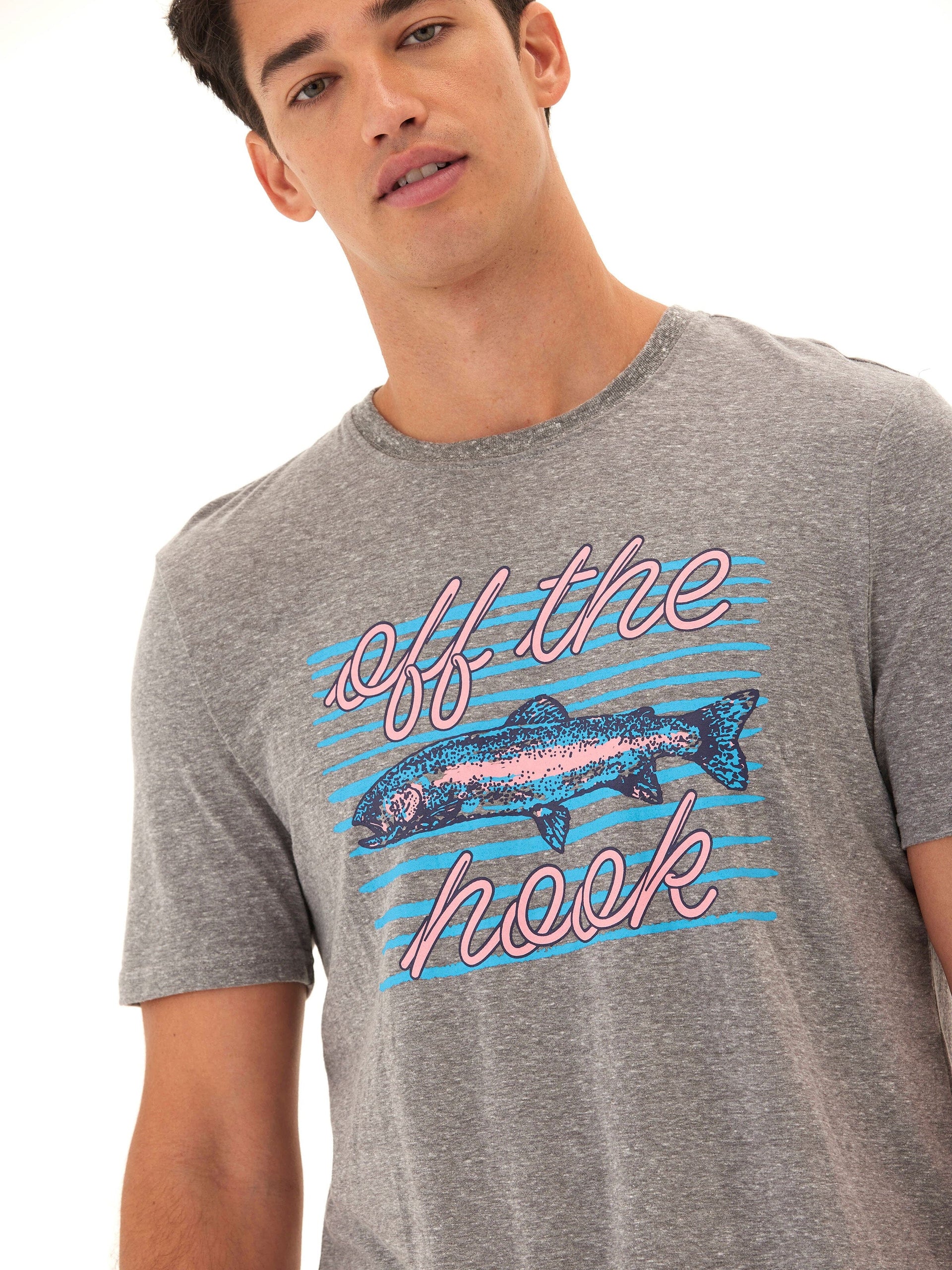 Off The Hook Men’s Triblend Graphic Tee