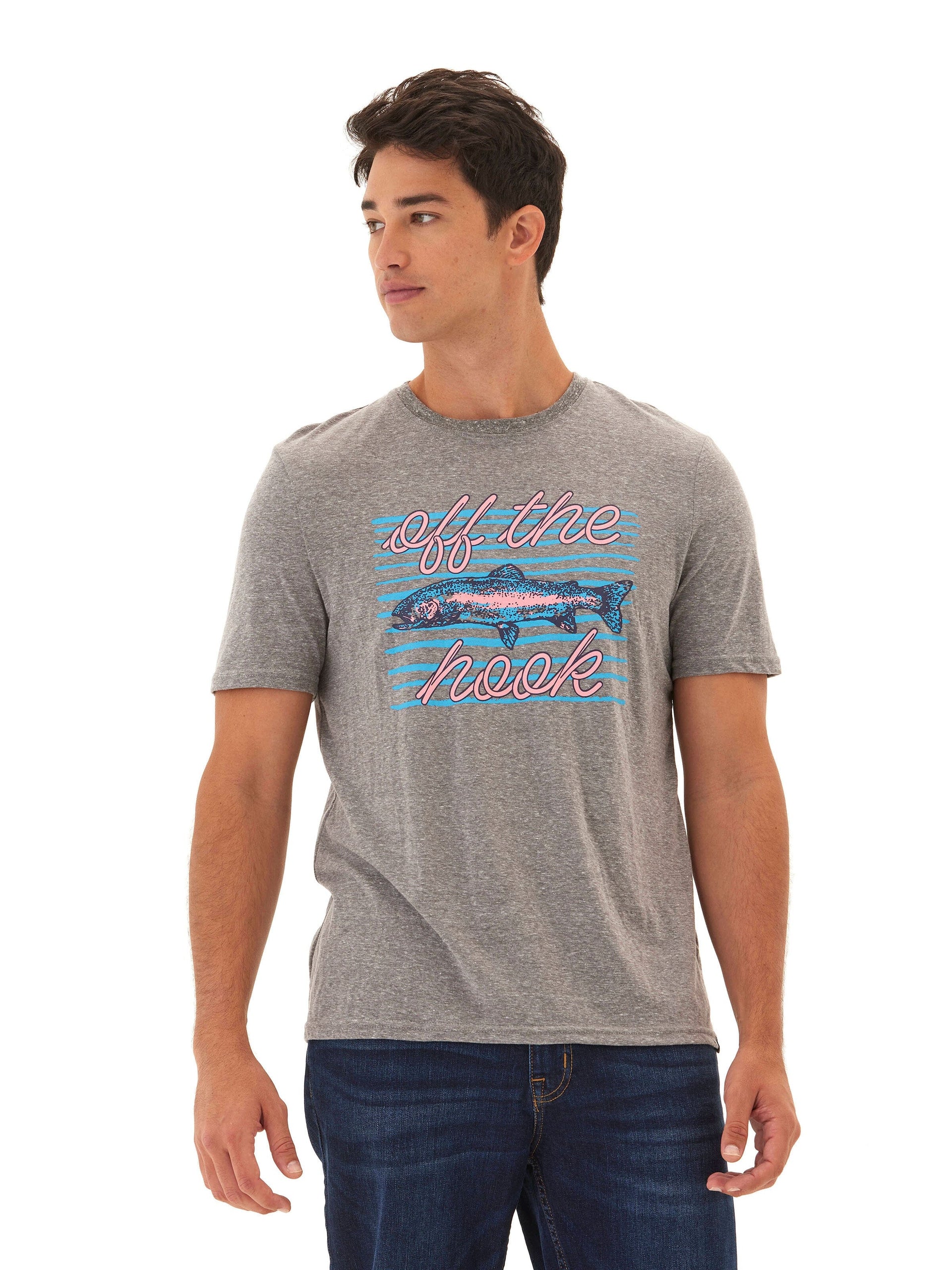 Off The Hook Men’s Triblend Graphic Tee