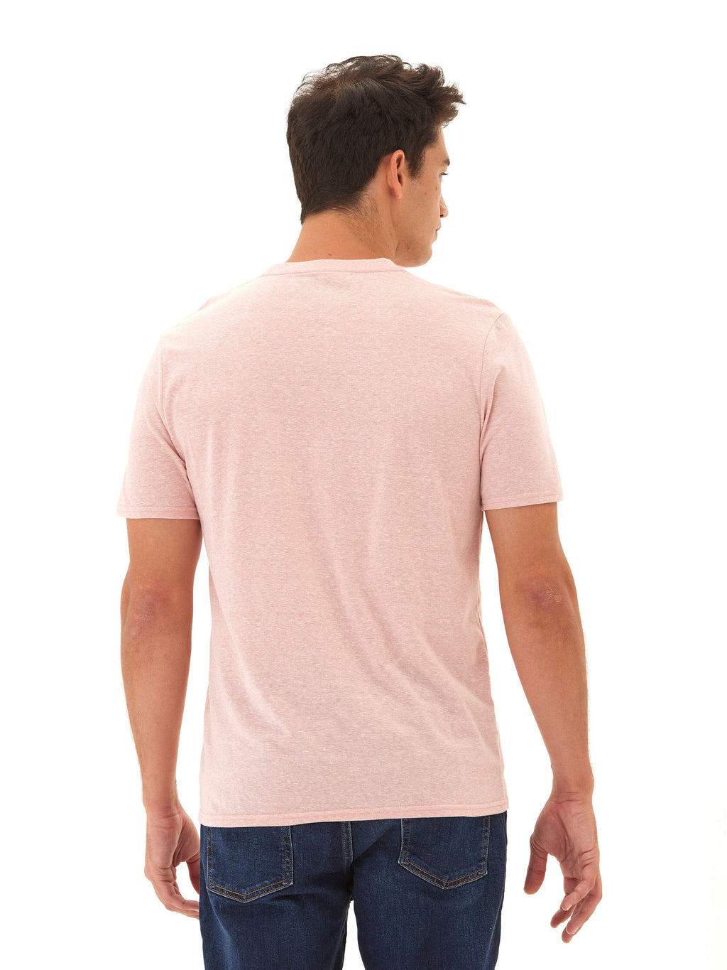 Men's Toucan Embroidery Tee - Minimalist Casual Knit T-Shirt