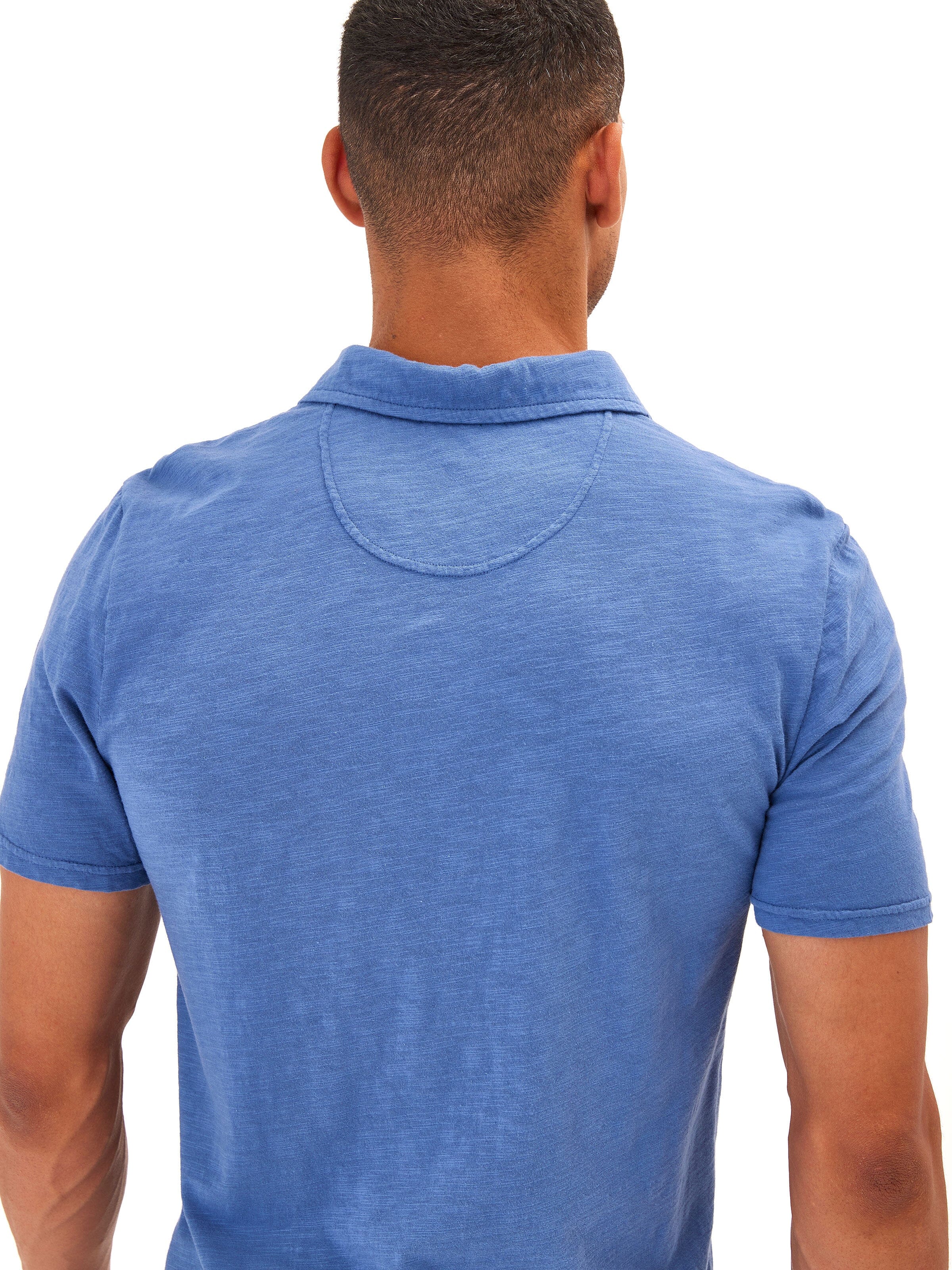 Organic Cotton Slub Jersey Polo Shirt for Men and Women