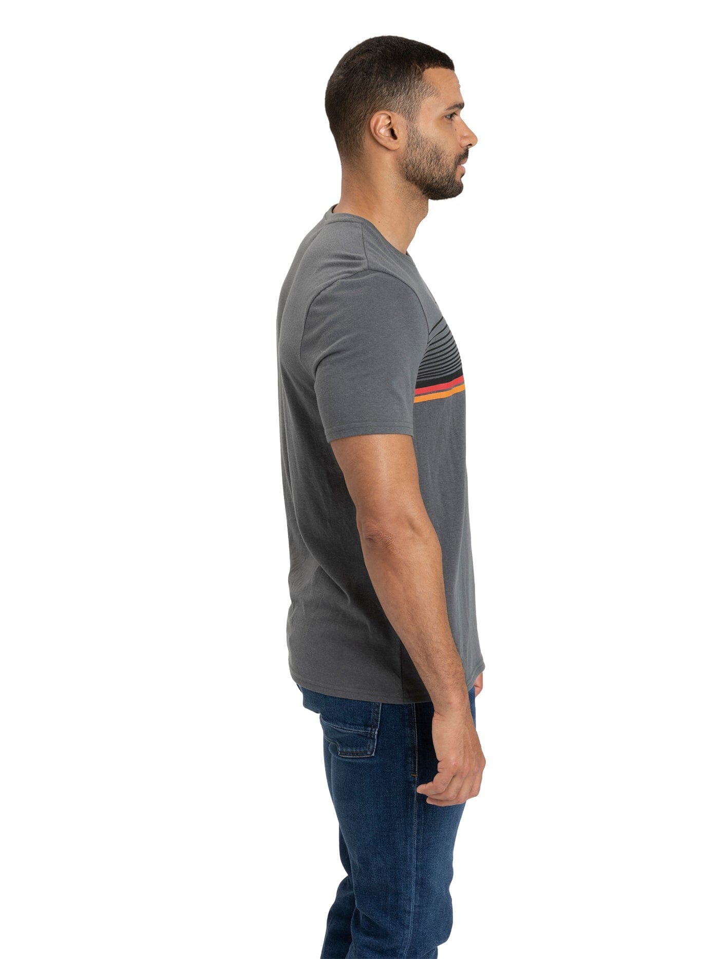 Men’s Triblend Graphic Tee - Soft Casual Crew Neck Knit Shirt