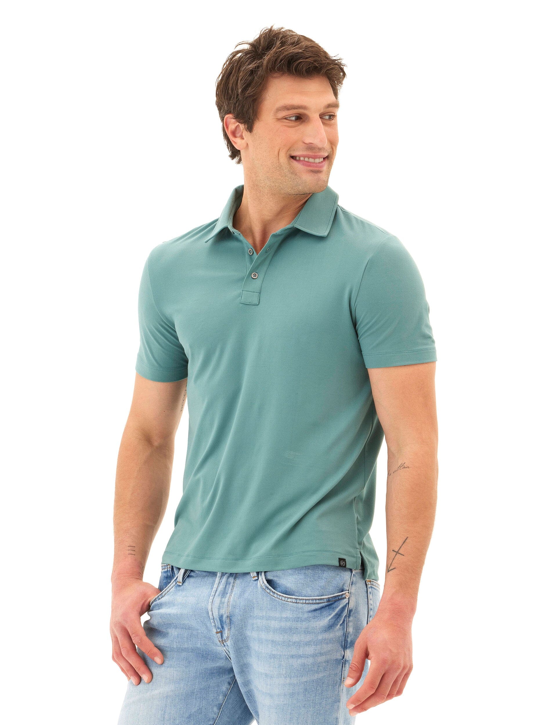 Henrique Luxe Jersey Polo Shirt - Lightweight Breathable Essential
