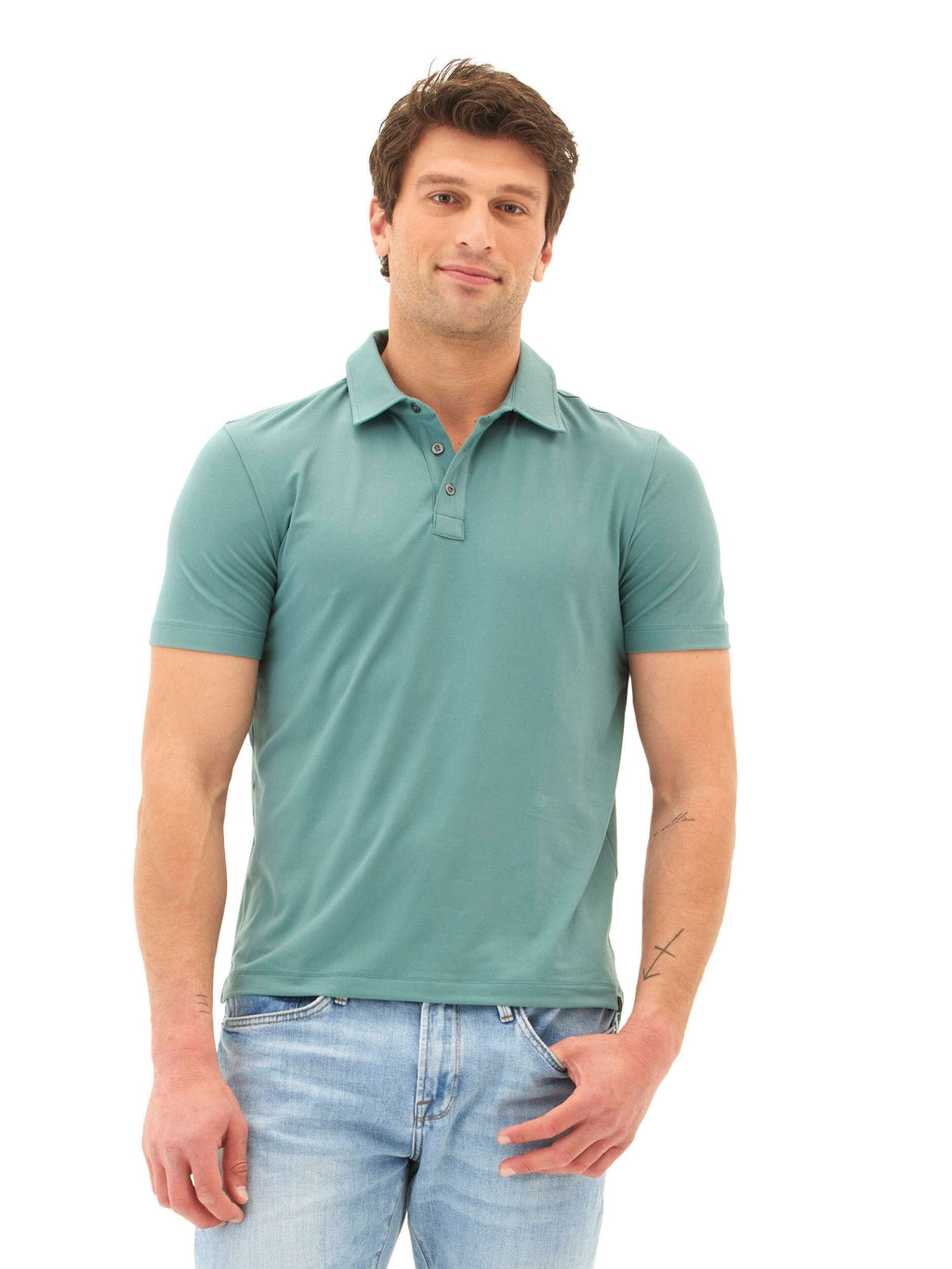 Henrique Luxe Jersey Polo Shirt - Lightweight Breathable Essential