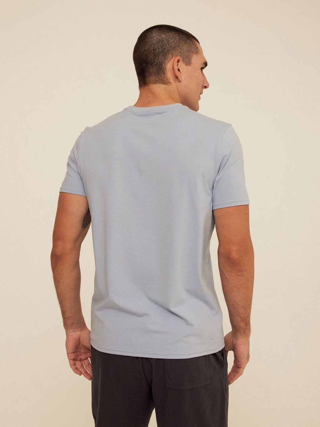 Men's Core Luxe Jersey Crew Neck Tee - Lightweight Everyday Shirt