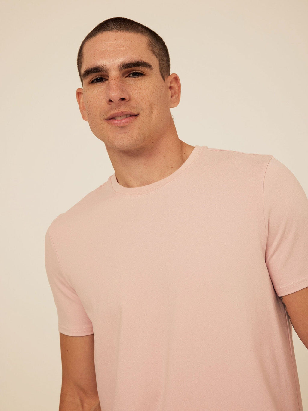 Men's Core Luxe Jersey Crew Neck Tee - Lightweight Everyday Shirt