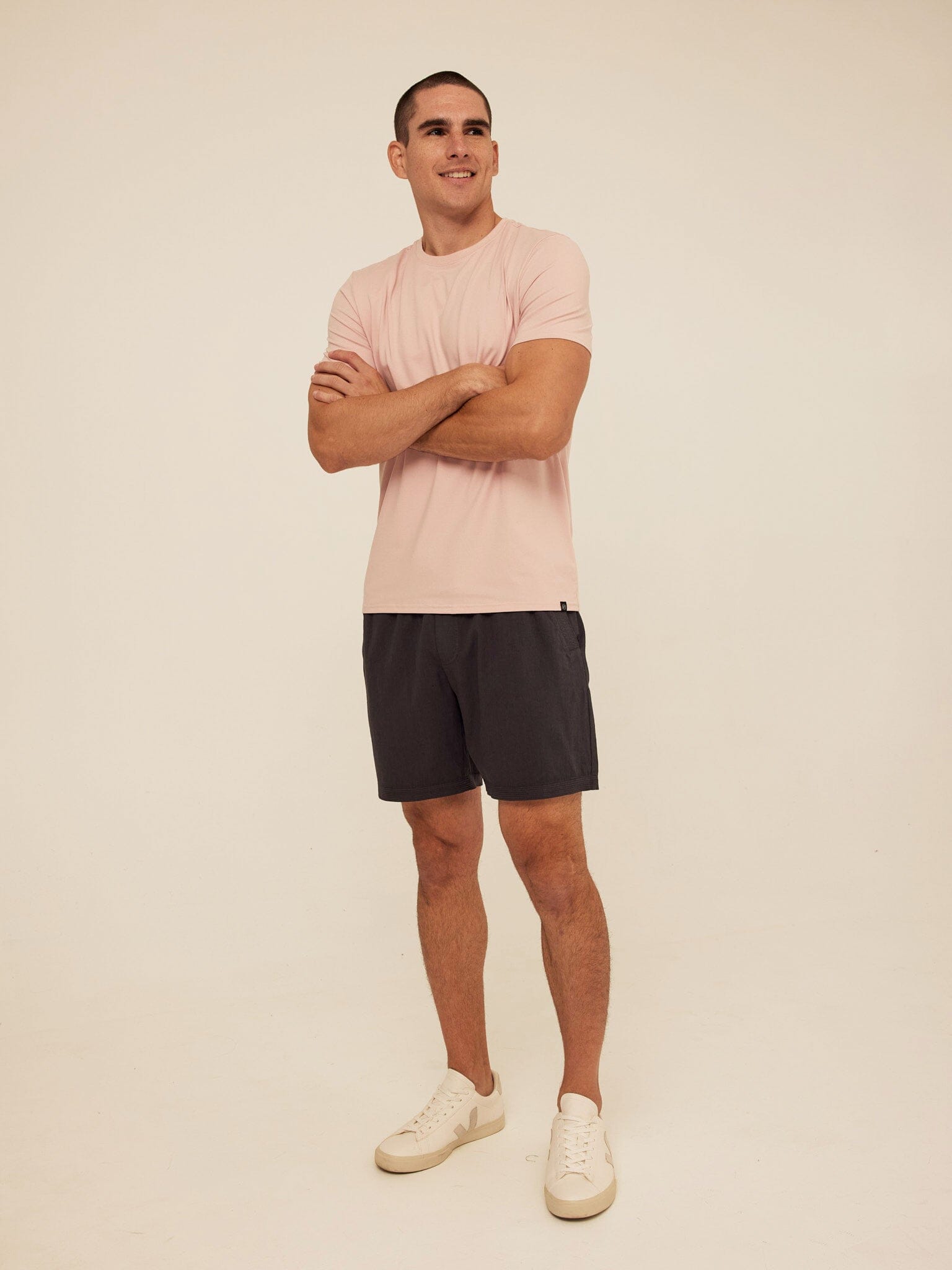 Men's Core Luxe Jersey Crew Neck Tee - Lightweight Everyday Shirt