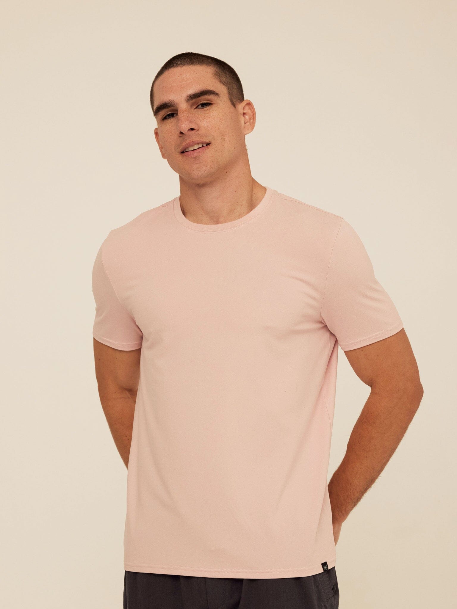 Men's Core Luxe Jersey Crew Neck Tee - Lightweight Everyday Shirt