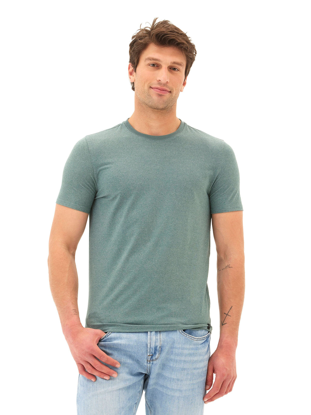 Men's Core Luxe Jersey Crew Neck T-Shirt