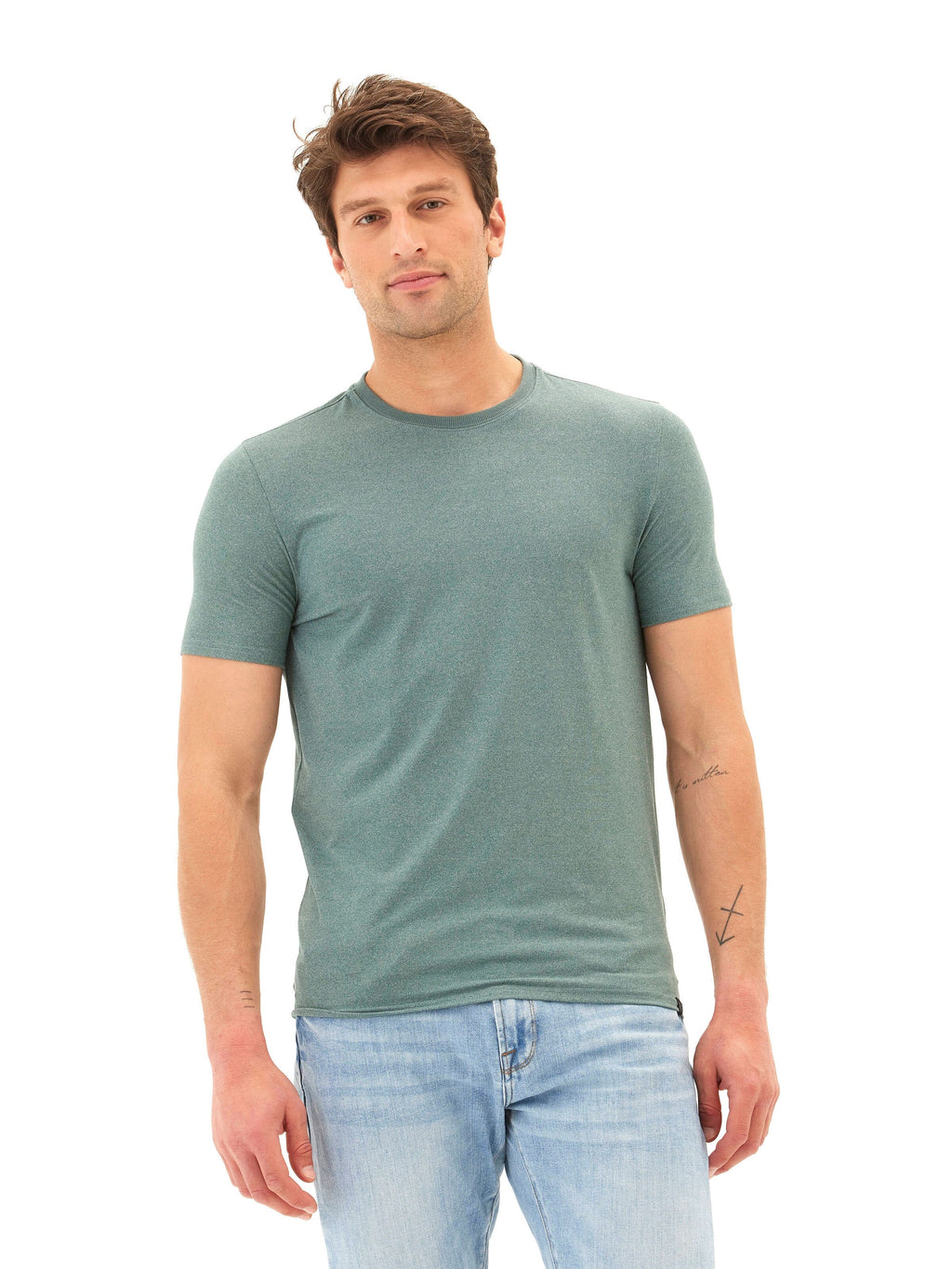 Men's Core Luxe Jersey Crew Neck T-Shirt
