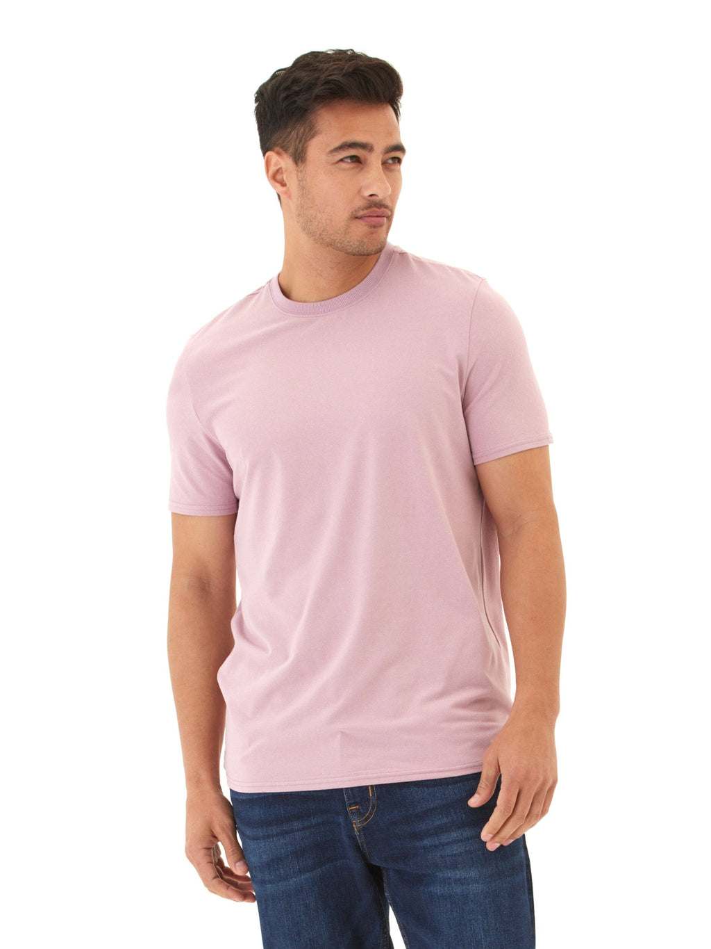 Men's Luxe Jersey Crew Neck T-Shirt in Premium Soft Fabric