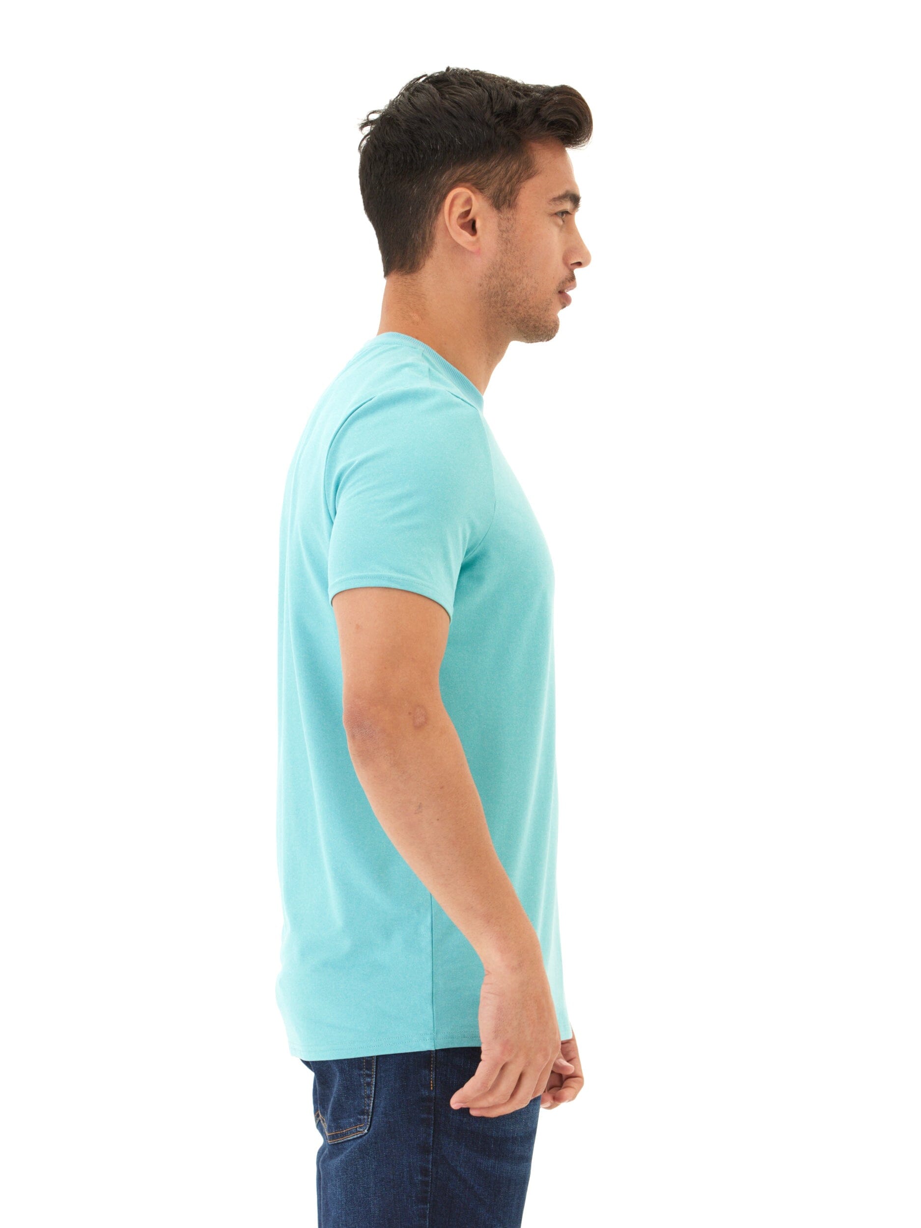 Men's Luxe Jersey Crew Neck T-Shirt in Premium Soft Fabric