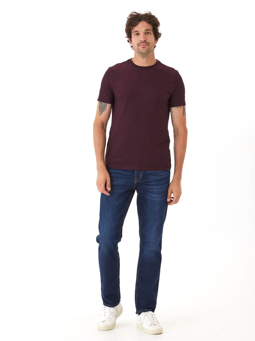 Men's Core Luxe Jersey Crew Neck Tee - Lightweight Everyday Shirt