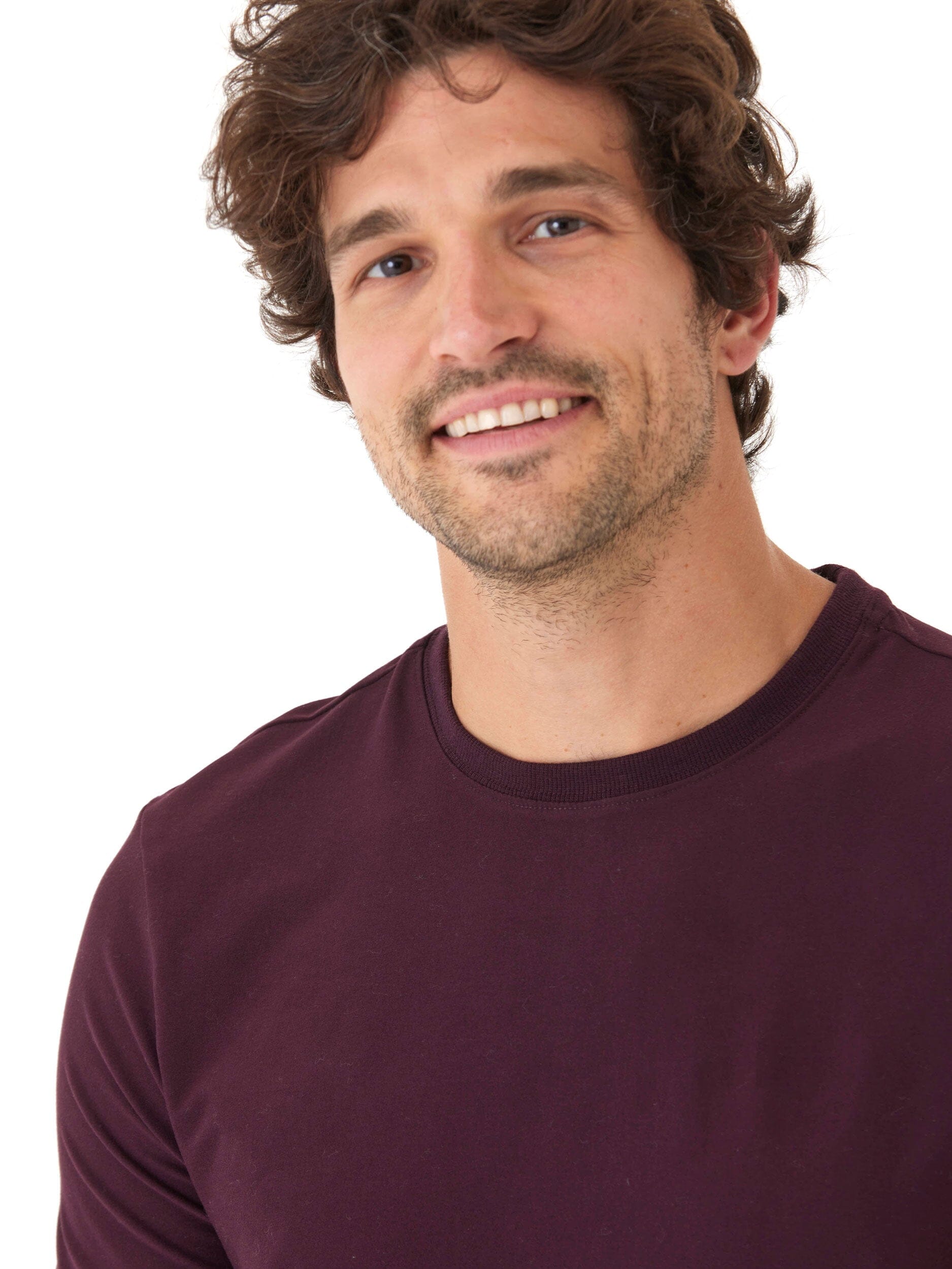 Men's Core Luxe Jersey Crew Neck Tee - Lightweight Everyday Shirt