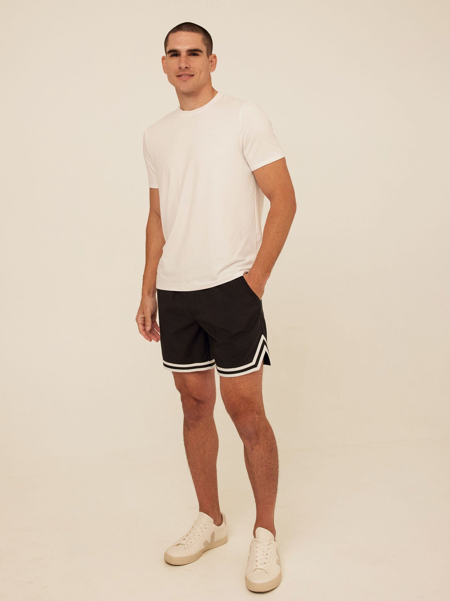 Men's Core Luxe Jersey Crew Neck Tee - Lightweight Everyday Shirt