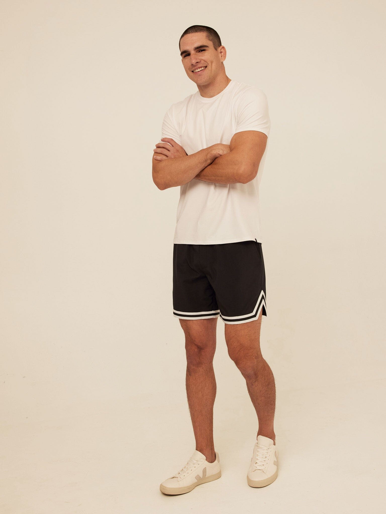 Men's Core Luxe Jersey Crew Neck Tee - Lightweight Everyday Shirt