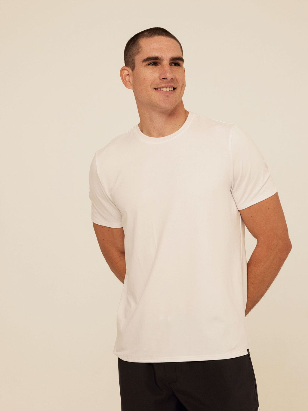 Men's Core Luxe Jersey Crew Neck Tee - Lightweight Everyday Shirt