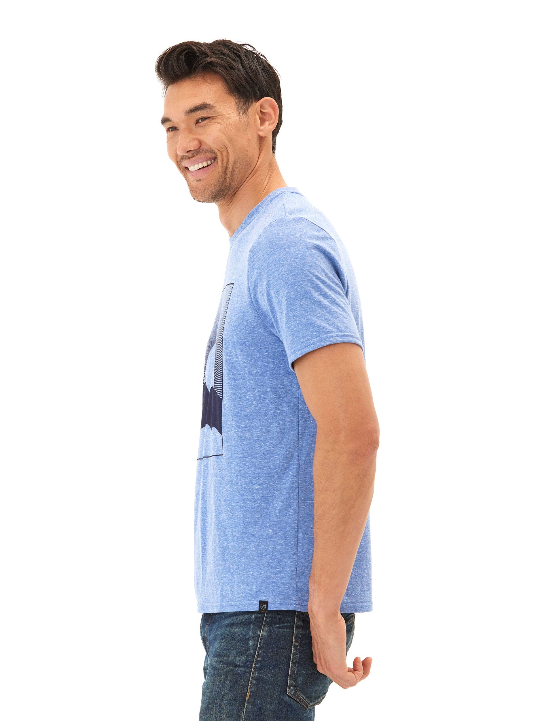 Desert Sunrise Triblend Graphic Tee - Soft Men's Knit T-Shirt