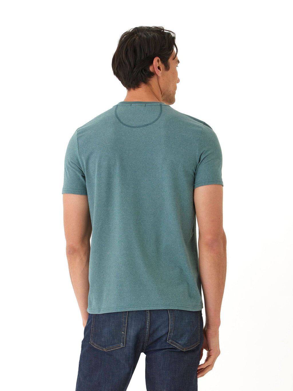 Luxe Jersey 2-Button Henley Shirt for Men