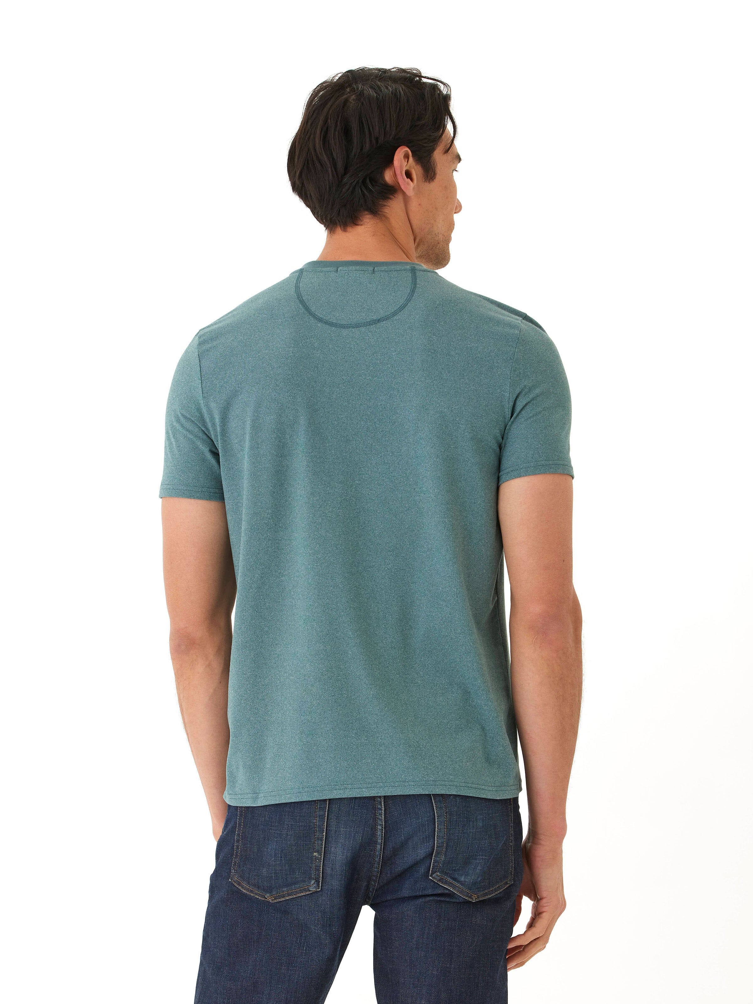 Luxe Jersey 2-Button Henley Shirt for Men