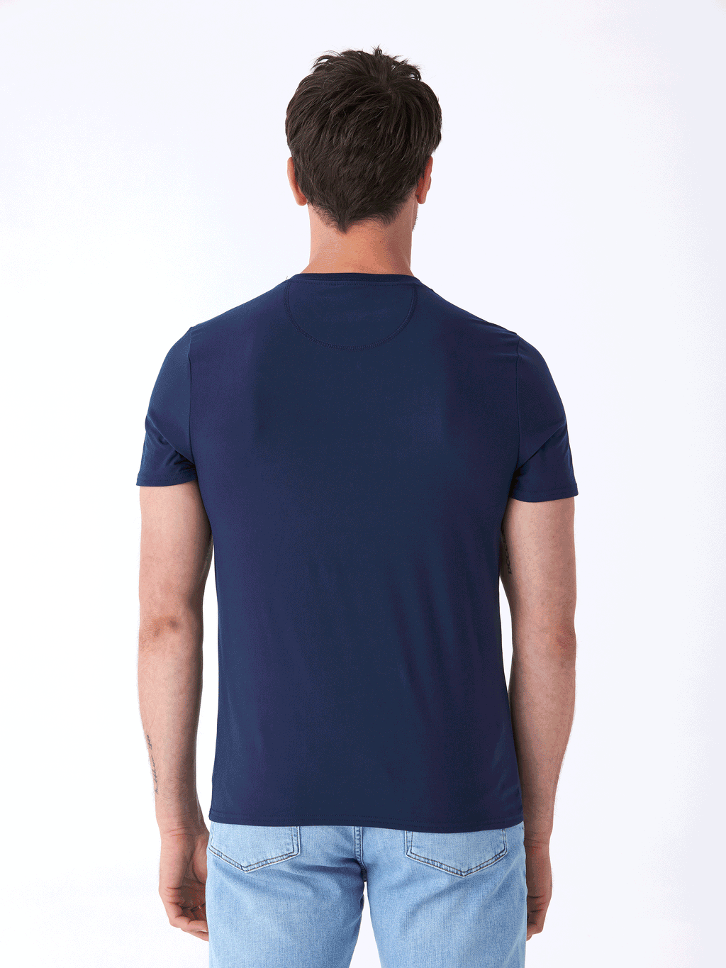 Frederick Luxe Jersey 2-Button Henley Tee