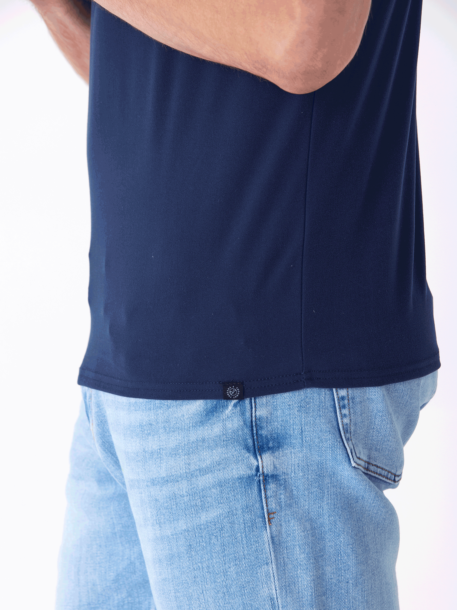 Frederick Luxe Jersey 2-Button Henley Tee