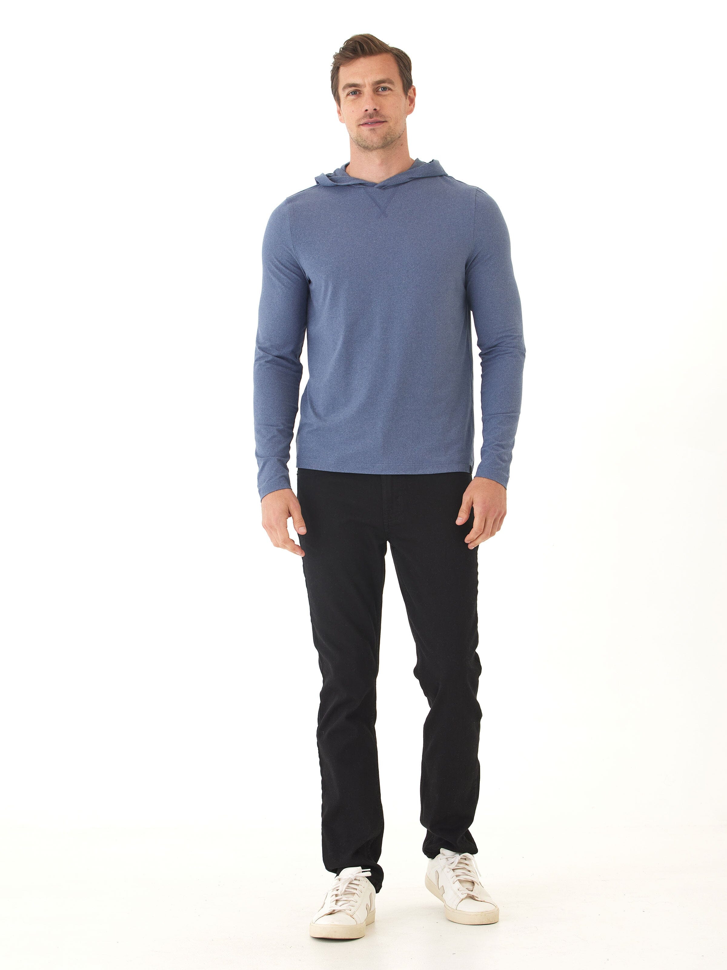 Malone Luxe Jersey Pullover T-Shirt Hoodie for Men
