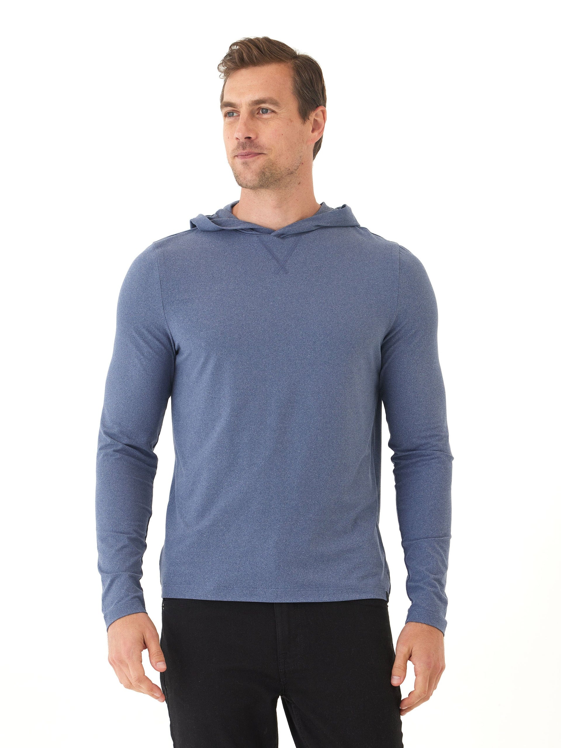 Malone Luxe Jersey Pullover T-Shirt Hoodie for Men