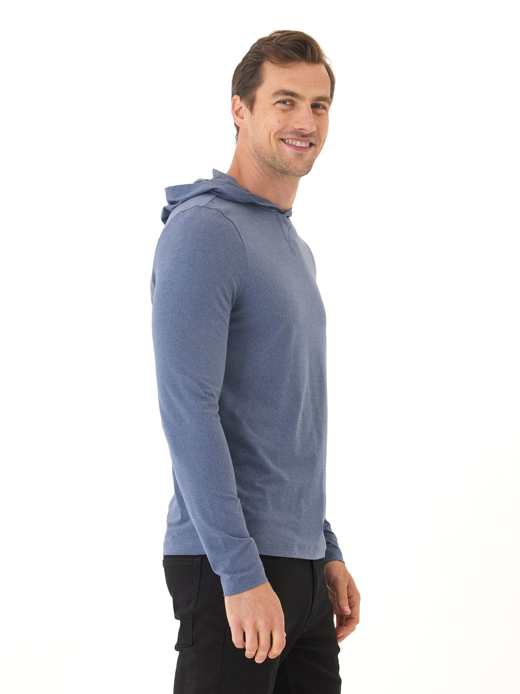 Malone Luxe Jersey Pullover T-Shirt Hoodie for Men