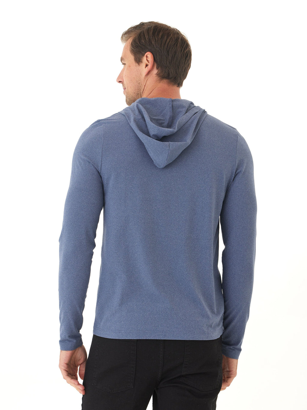 Malone Luxe Jersey Pullover T-Shirt Hoodie for Men