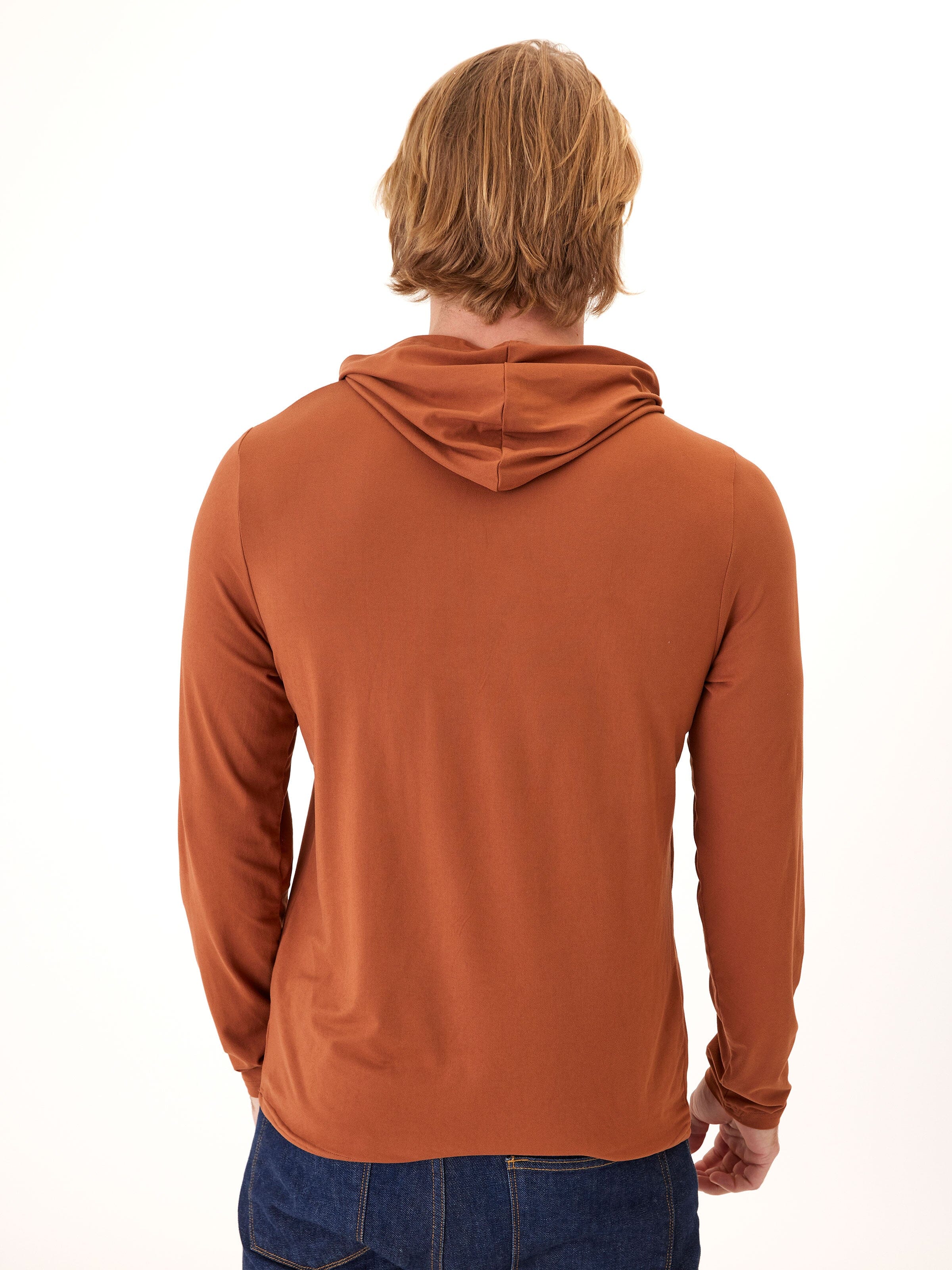 Malone Luxe Jersey Pullover T-Shirt Hoodie - Soft Recycled Blend