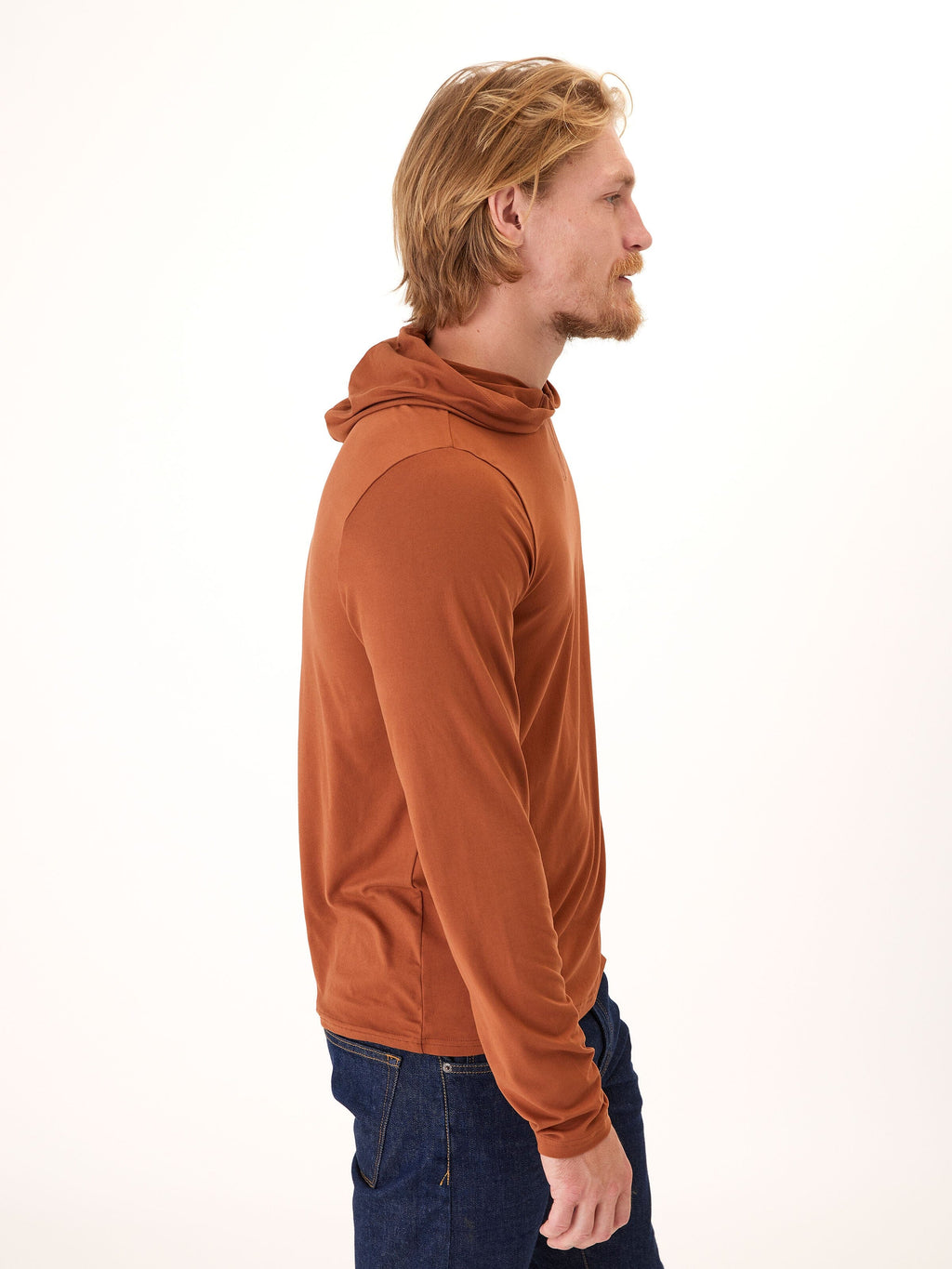 Malone Luxe Jersey Pullover T-Shirt Hoodie - Soft Recycled Blend