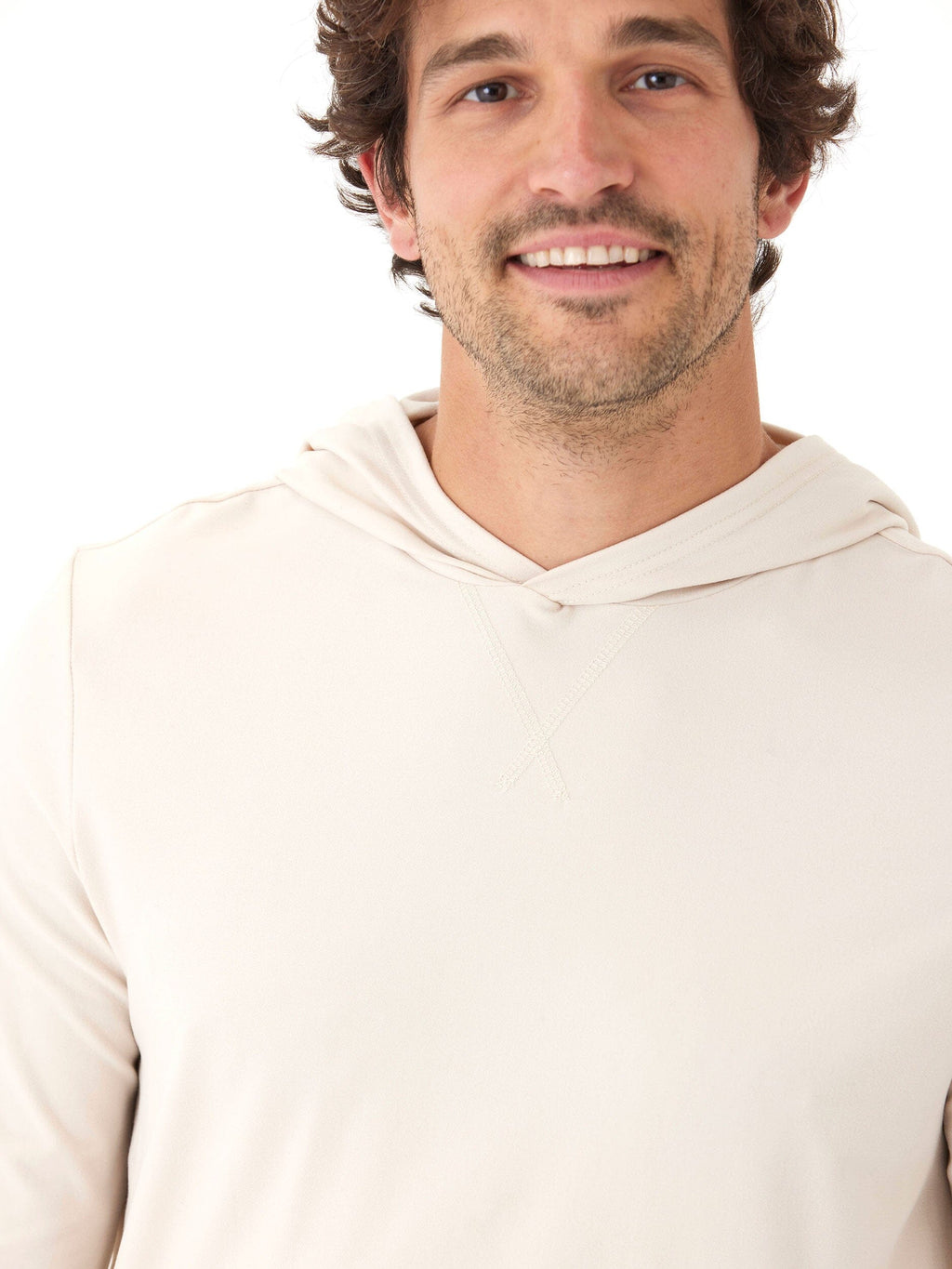 Luxe Jersey Pullover T-Shirt Hoodie - Soft Recycled Blend