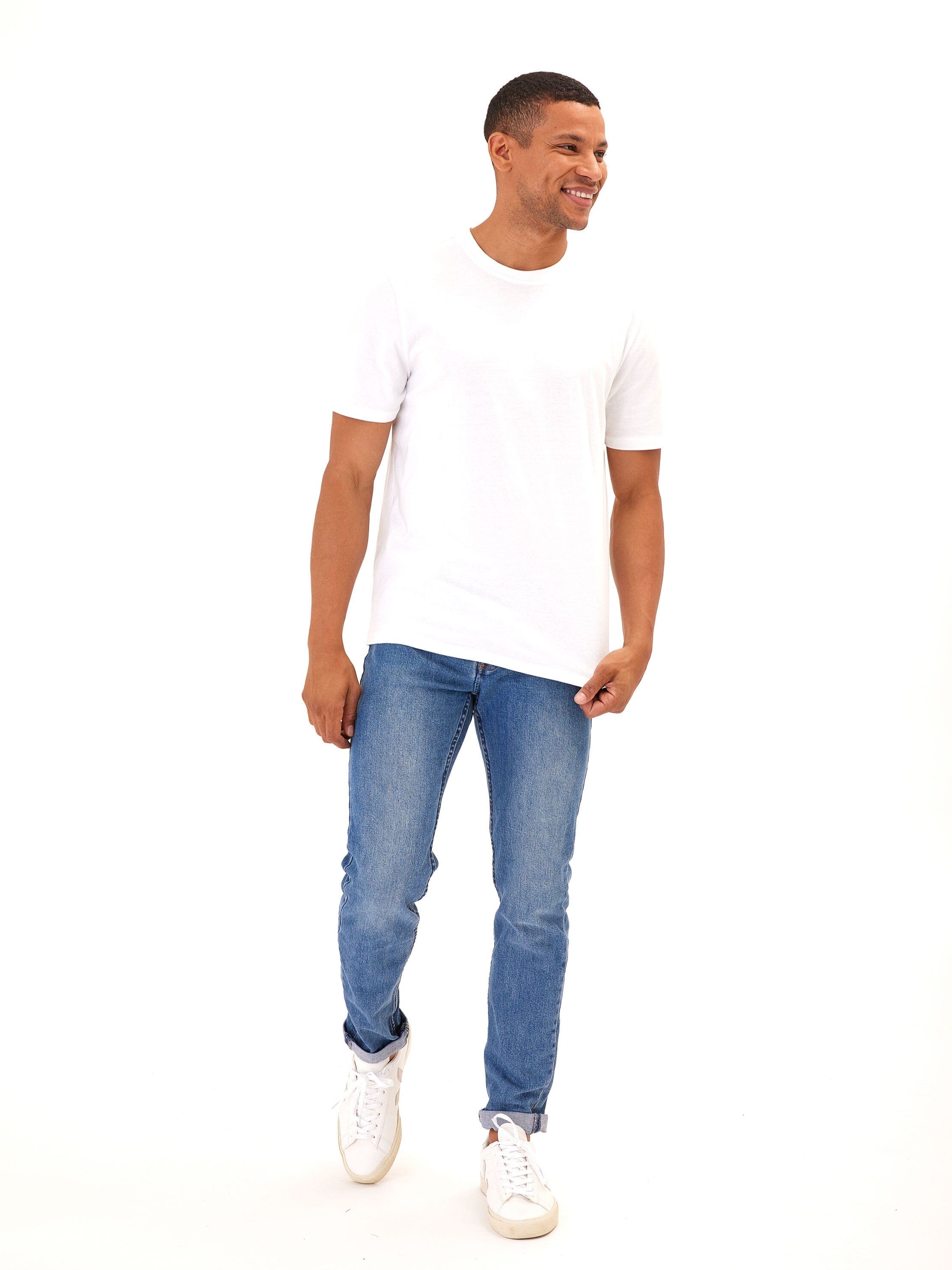 Shawn Organic Cotton Crew Neck T-Shirt