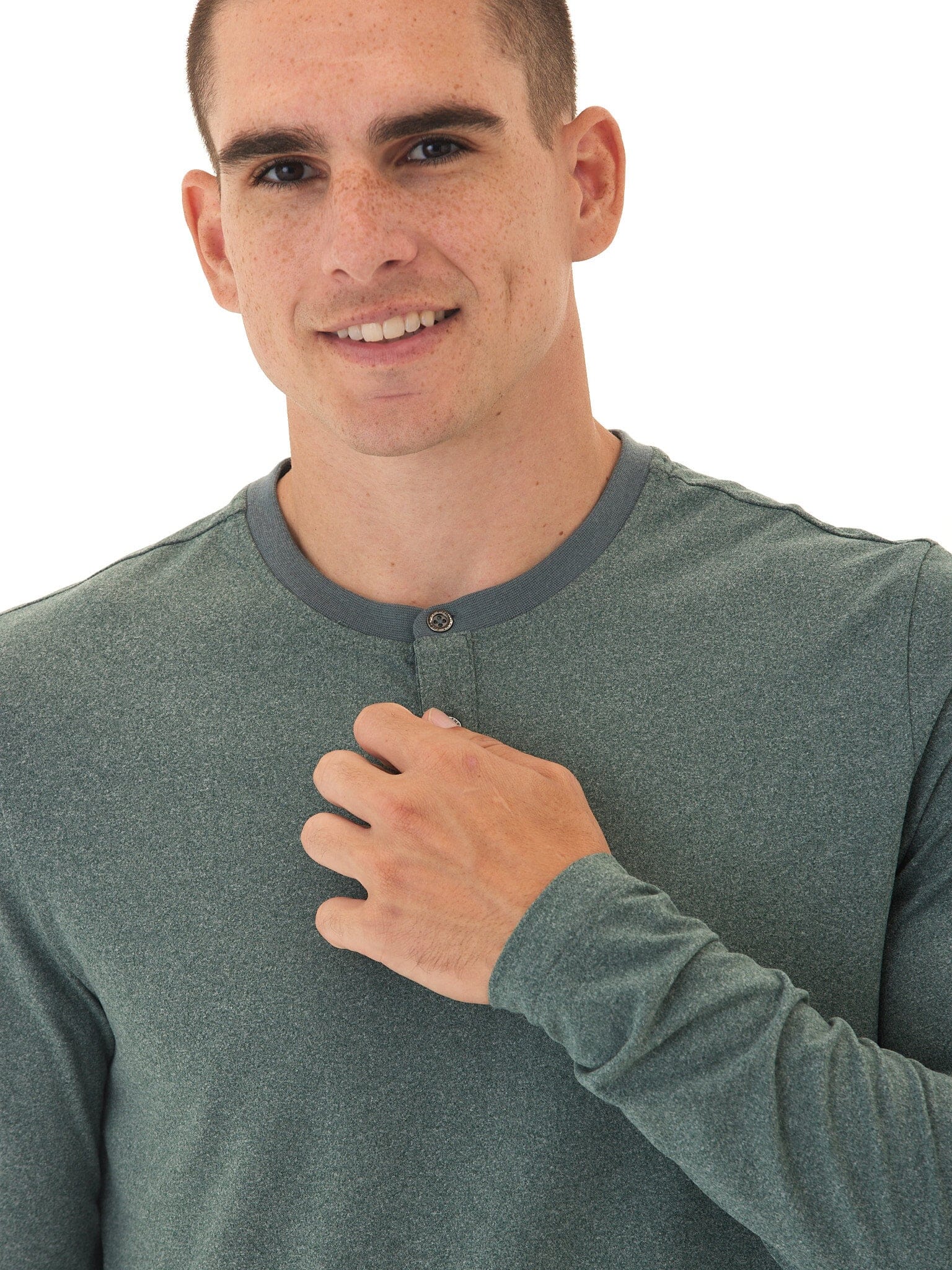 Frederick Men's Luxe Jersey Long Sleeve Henley
