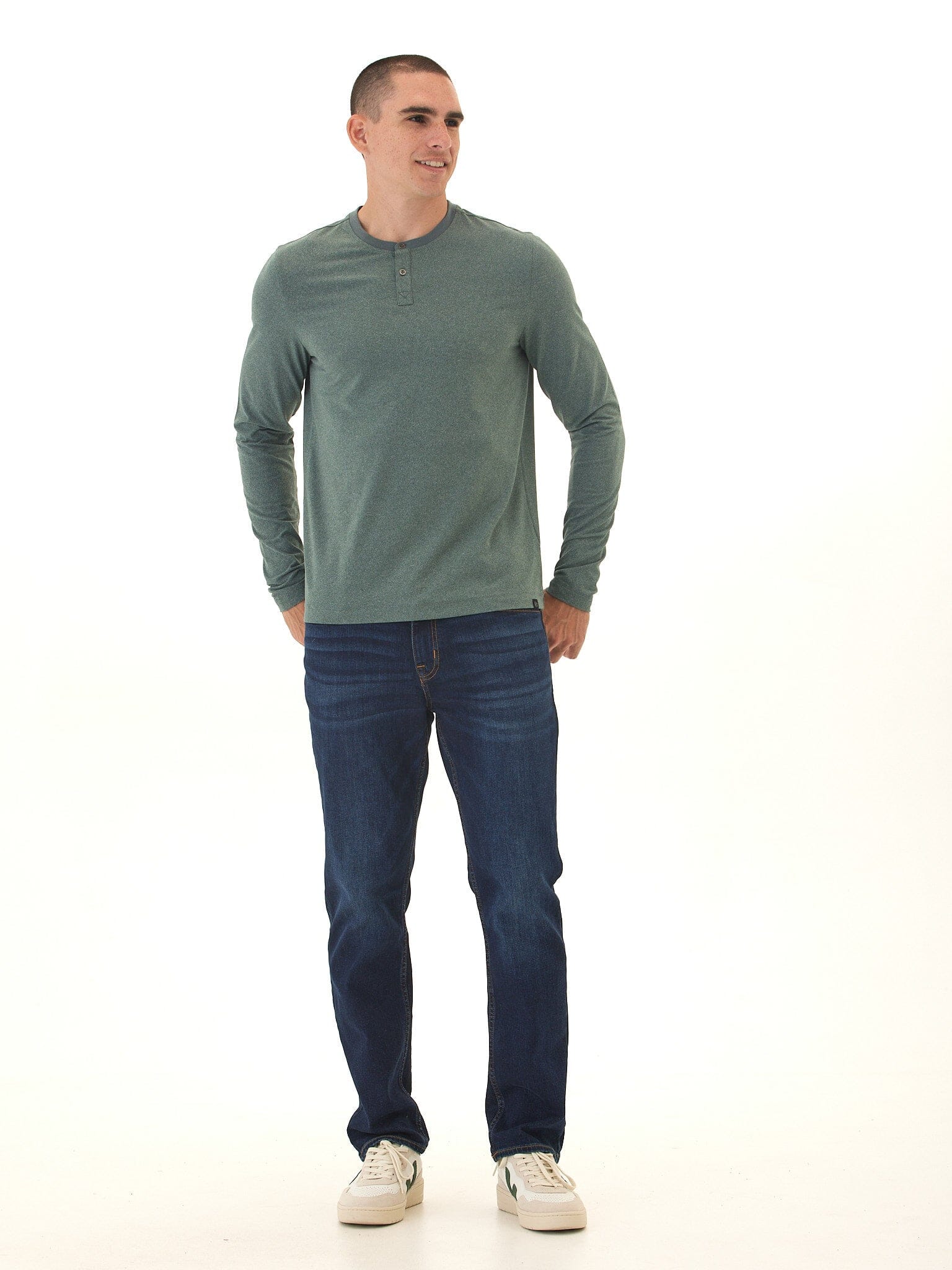 Frederick Men's Luxe Jersey Long Sleeve Henley
