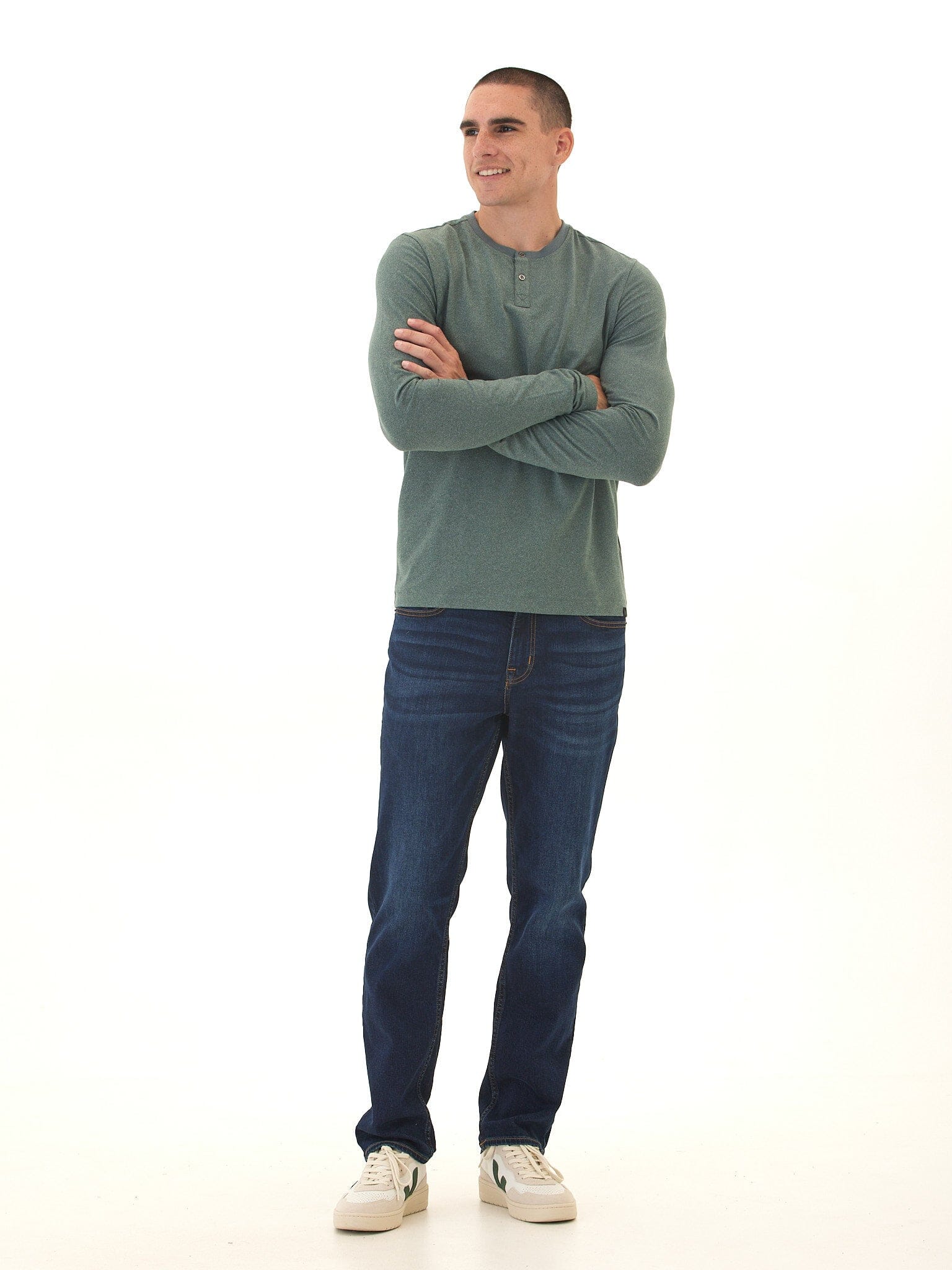 Frederick Men's Luxe Jersey Long Sleeve Henley