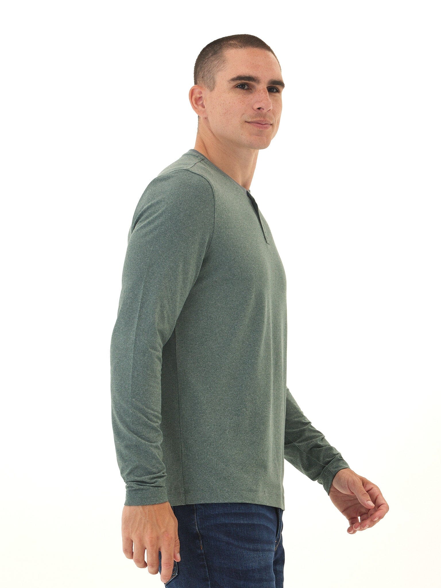 Frederick Men's Luxe Jersey Long Sleeve Henley