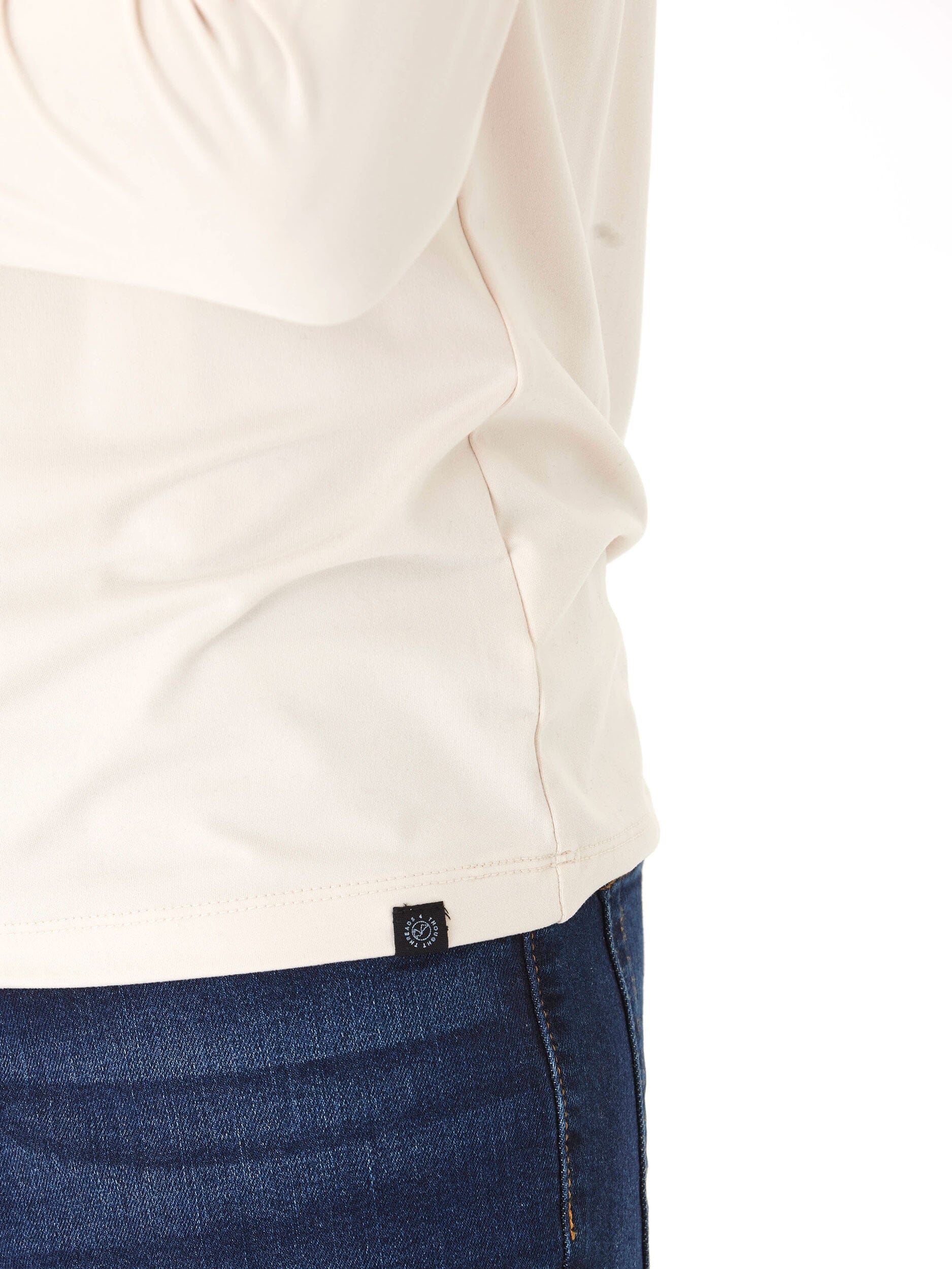 Luxe Jersey Long Sleeve Henley Shirt - Comfortable Essential Tee