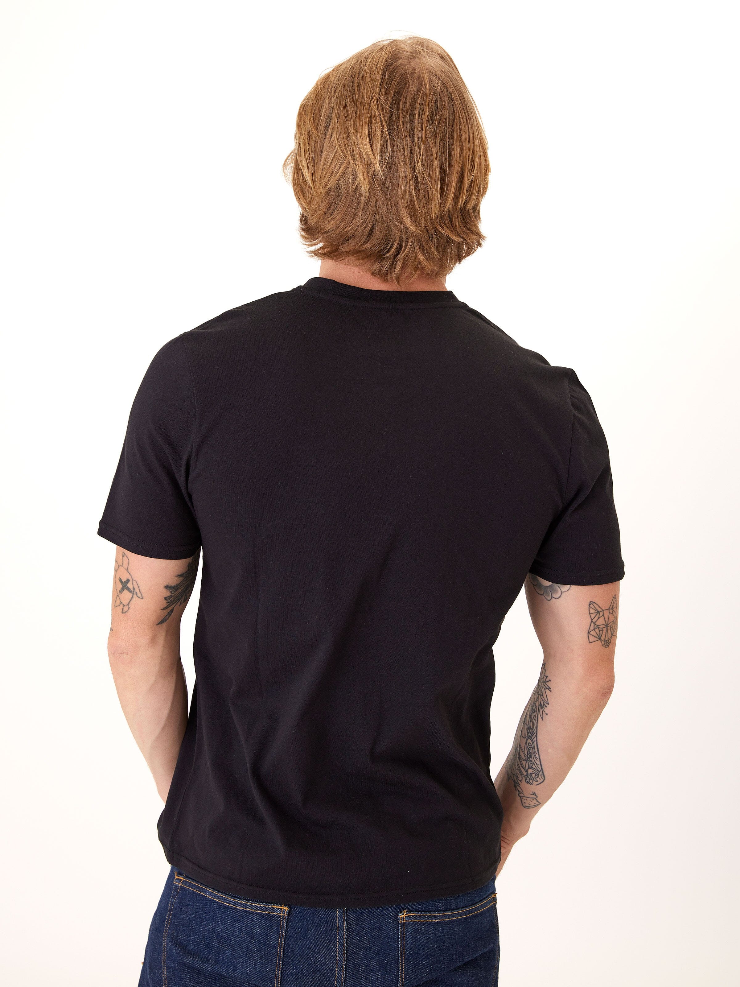 Chester Organic Cotton Henley Shirt with Contrast Placket Detail