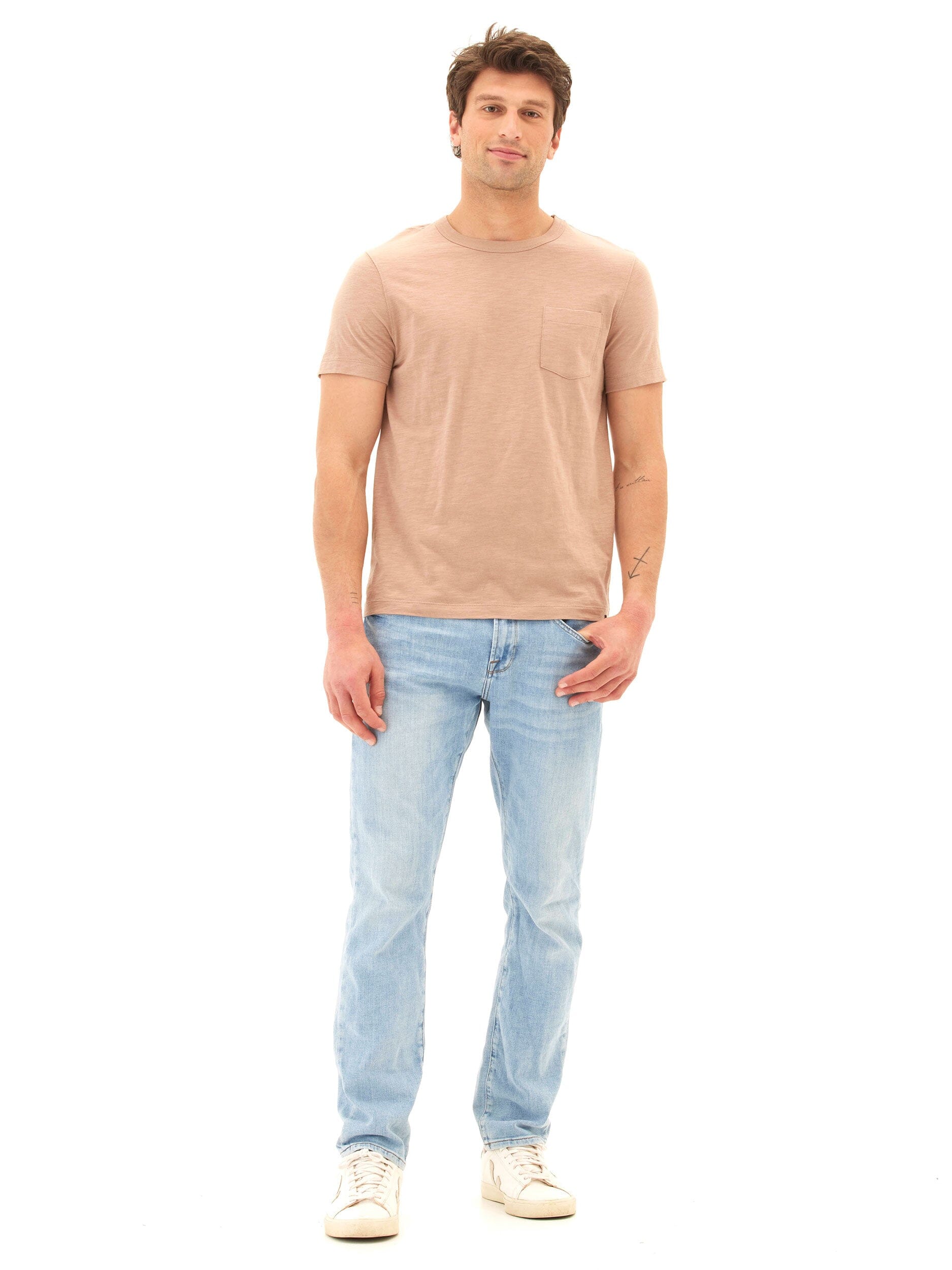 Ryker Slub Jersey Pocket Tee: Sustainable Organic Cotton Everyday Top
