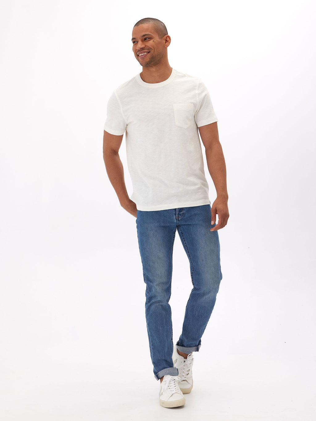 Ryker Organic Cotton Slub Jersey Pocket Tee