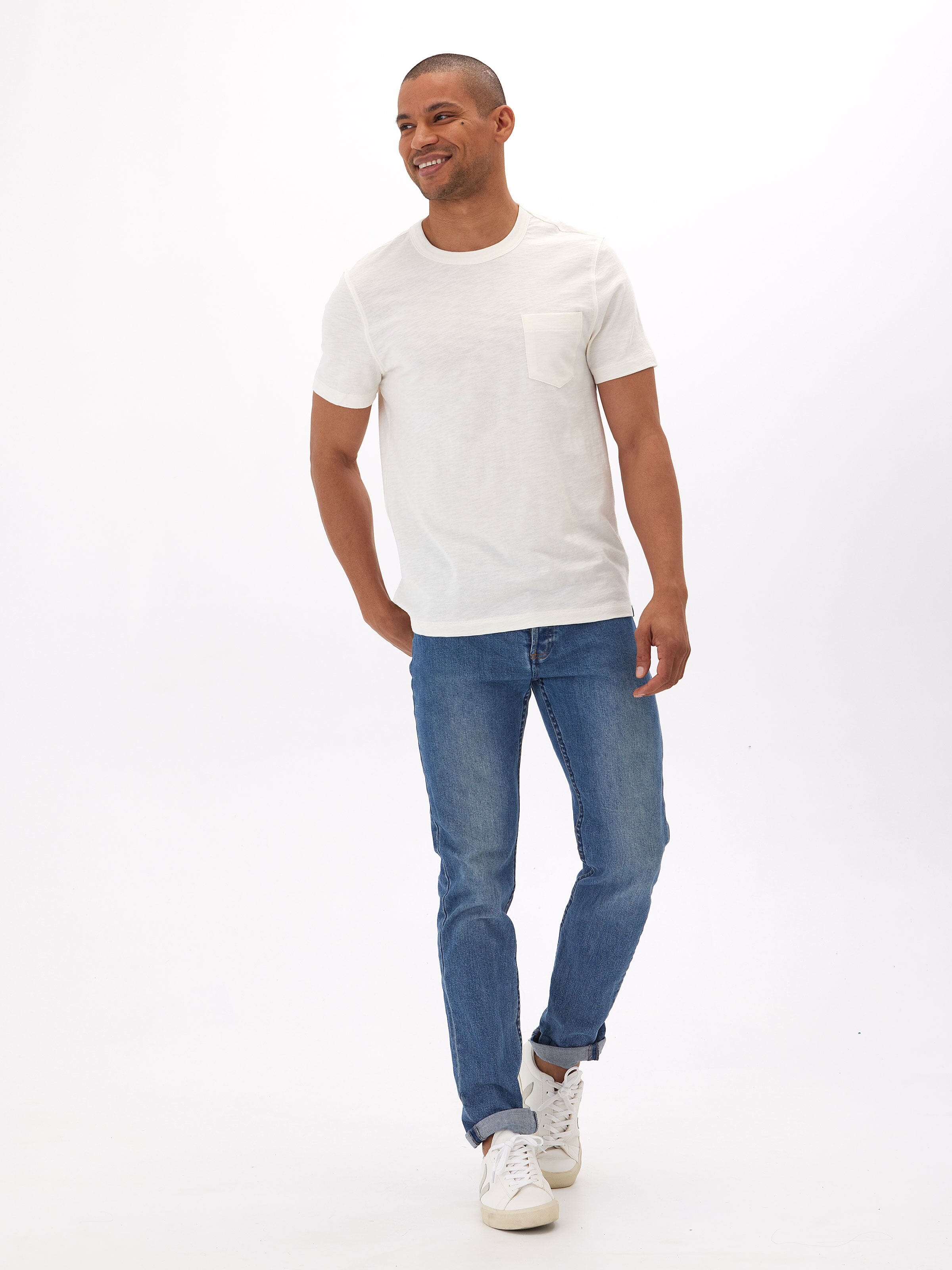 Ryker Organic Cotton Slub Jersey Pocket Tee