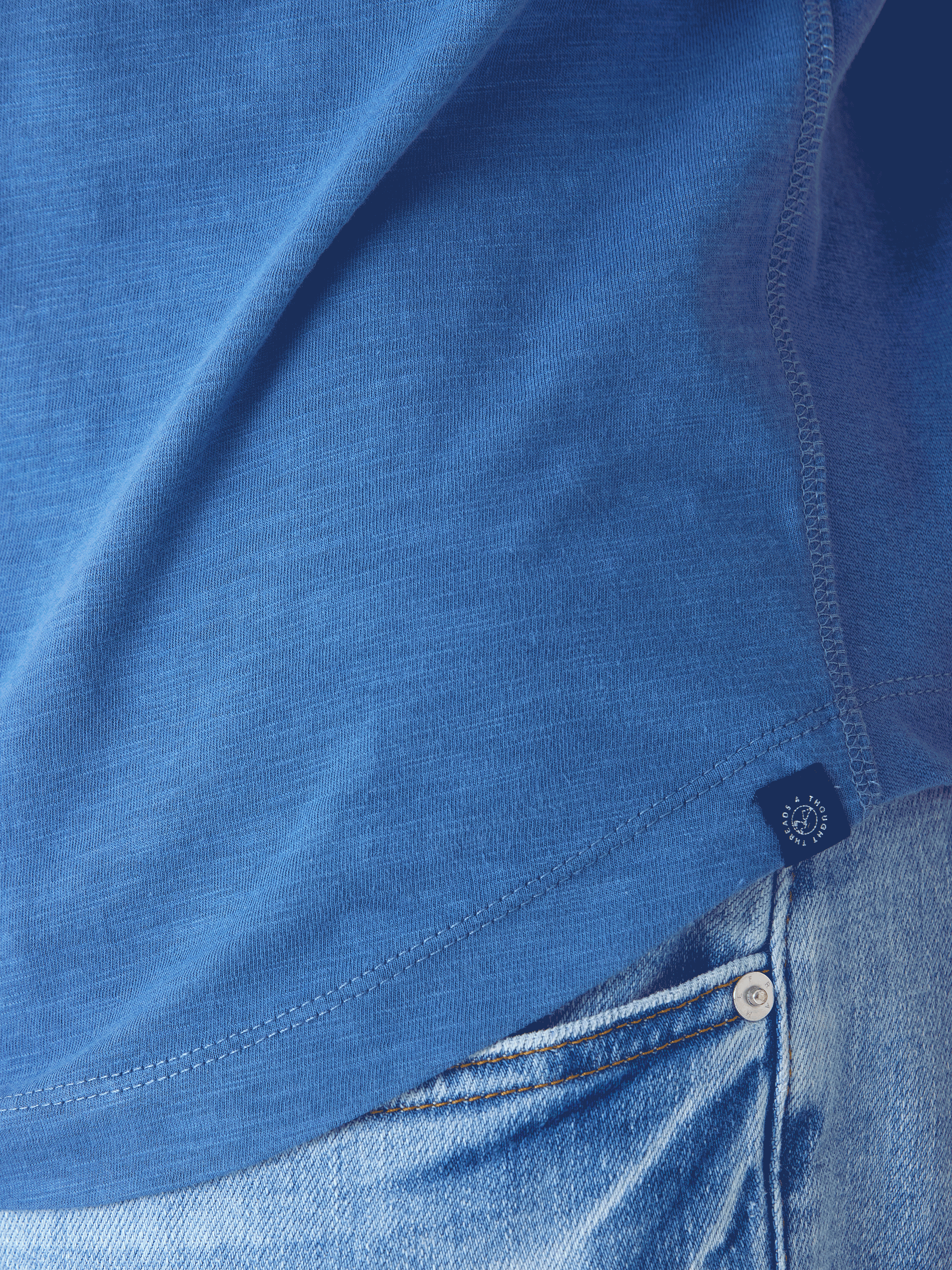 Heath Slub Jersey Short Sleeve Henley in Organic Cotton