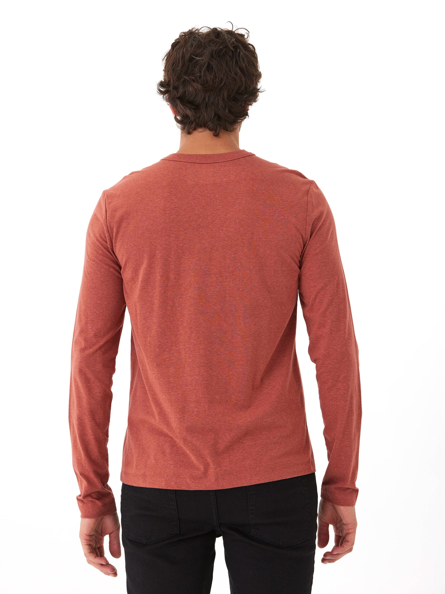 Triblend Long Sleeve Crew Neck Shirt - Essential Athletic Fit
