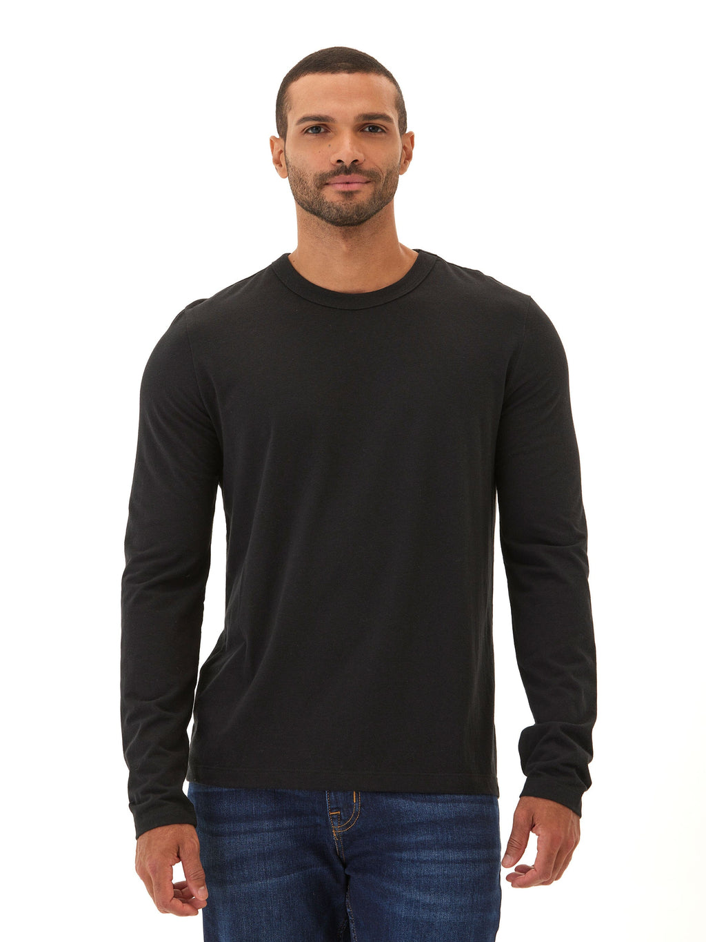 Tucker Triblend Long Sleeve Crew Neck Athletic Performance Shirt