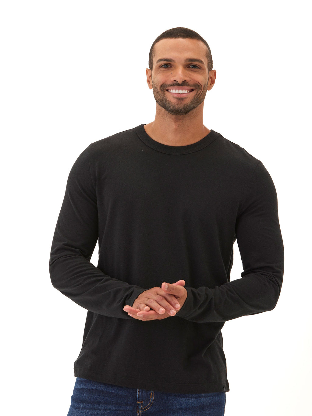 Tucker Triblend Long Sleeve Crew Neck Athletic Performance Shirt